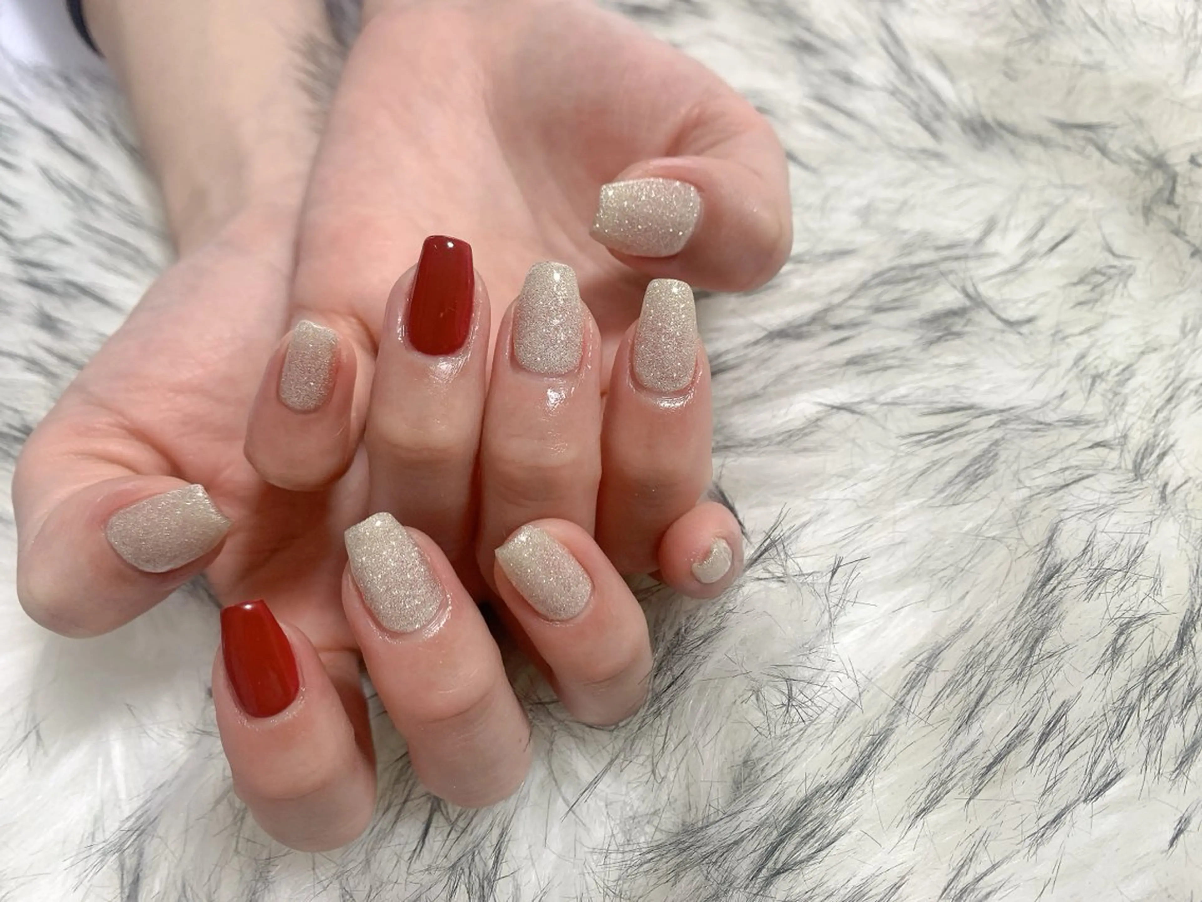 ネイル ジェルネイル キラキラネイル 韓国ネイル ラメ(グリッター) メンズネイル kiki nail たまプラーザのネイルデザイン