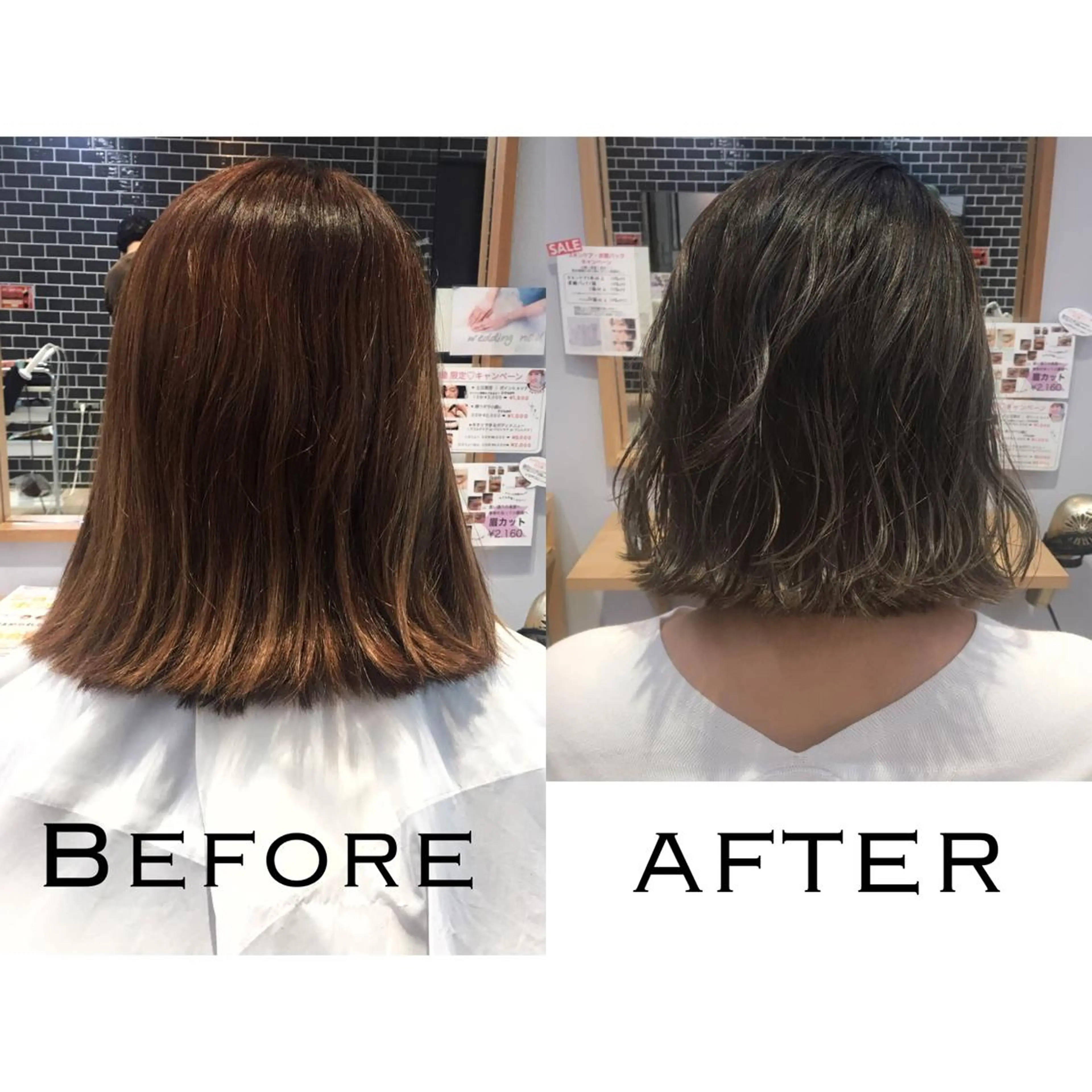 ショート カラー ハイライトカラー オレンジ ハイライト SALOWIN四条河原町所属・中村 美穂のヘアスタイル