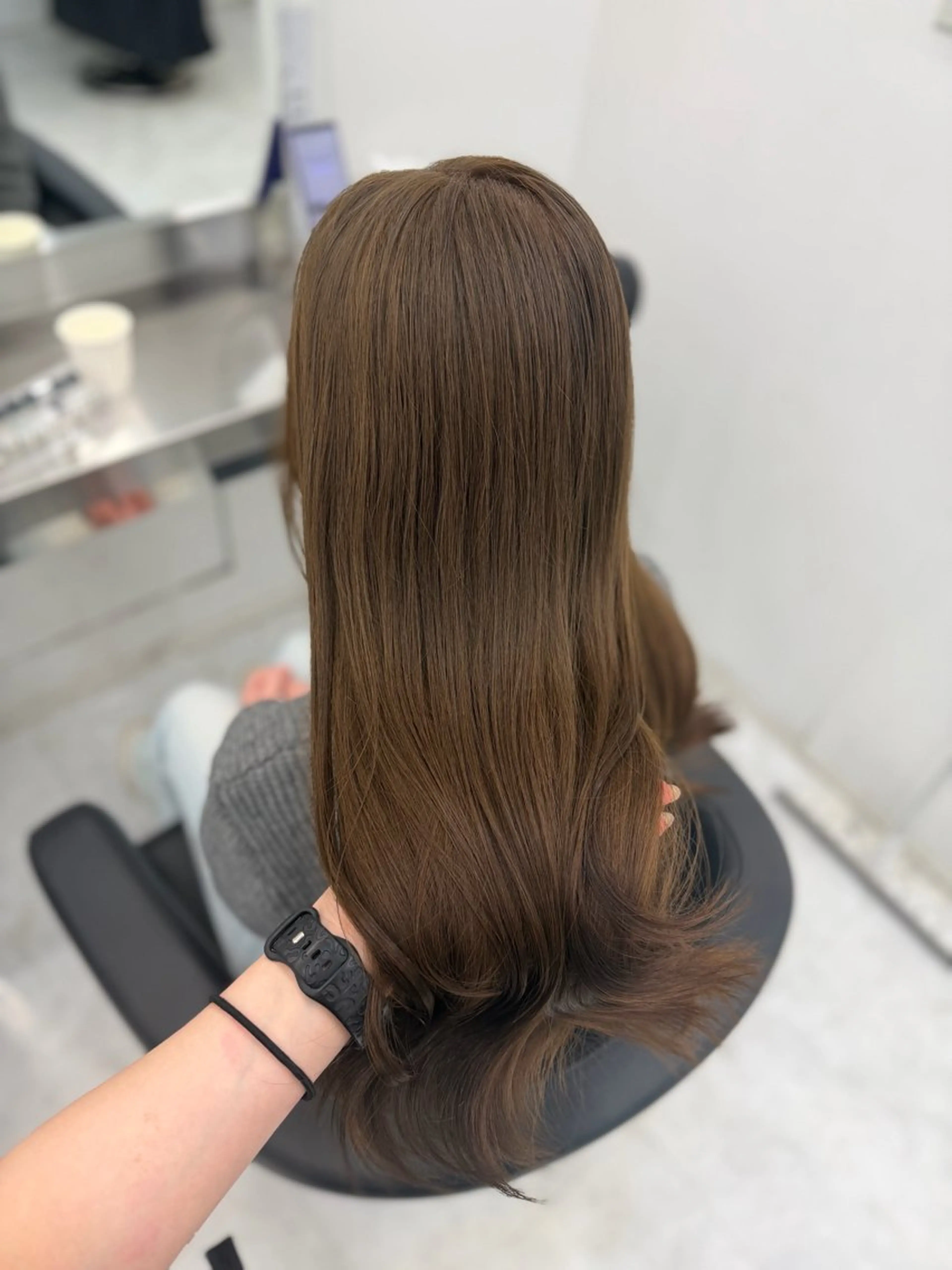 カラー ヘアカラー トリートメント 透ける透明感カラー 🎀anju/渋谷のヘアスタイル