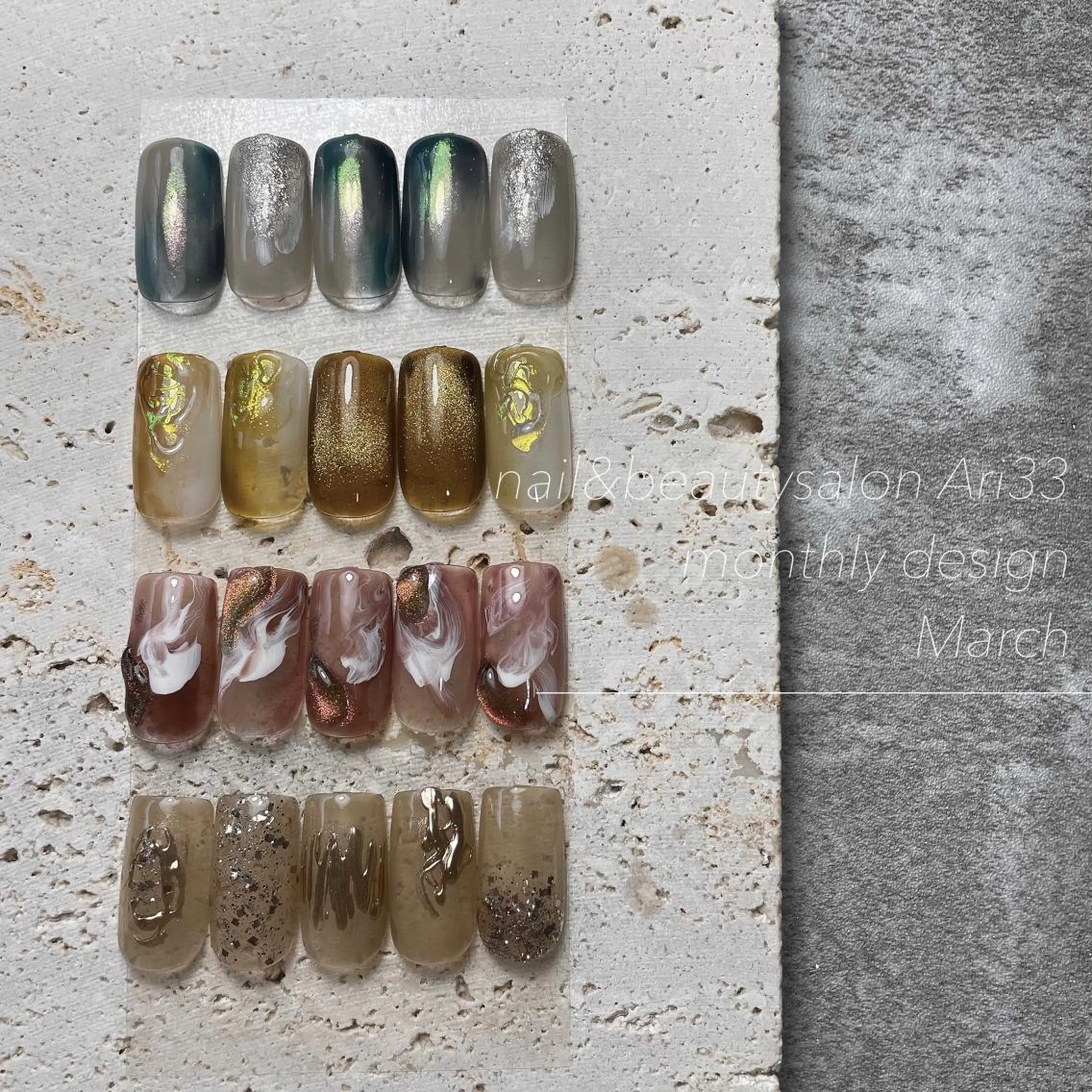 ネイル ニュアンスネイル ハンドネイル プライベートサロン Ari33nailのネイルデザイン