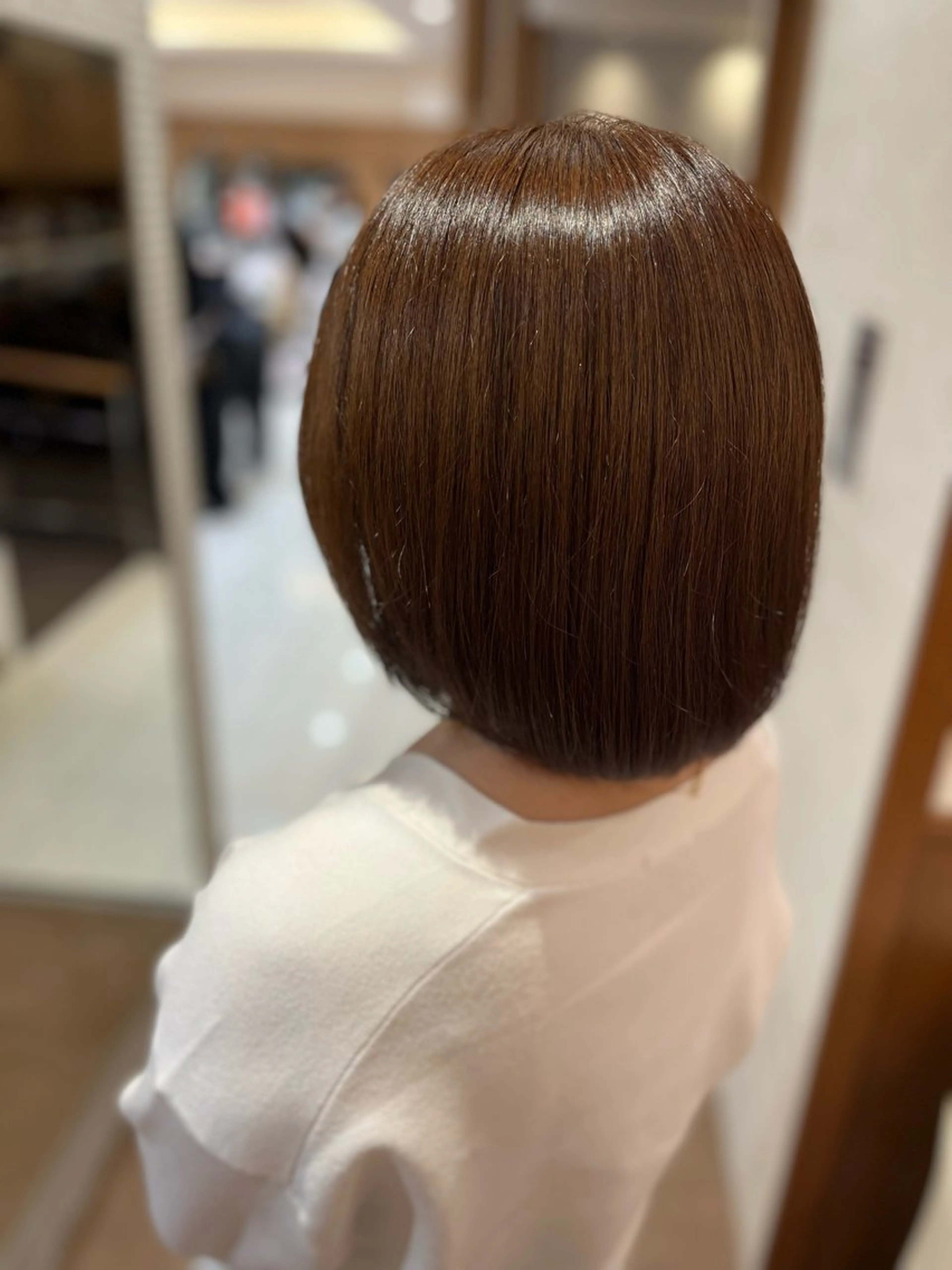 ミディアム カット ヘアカラー トリートメント 伊藤 アユミのヘアスタイル