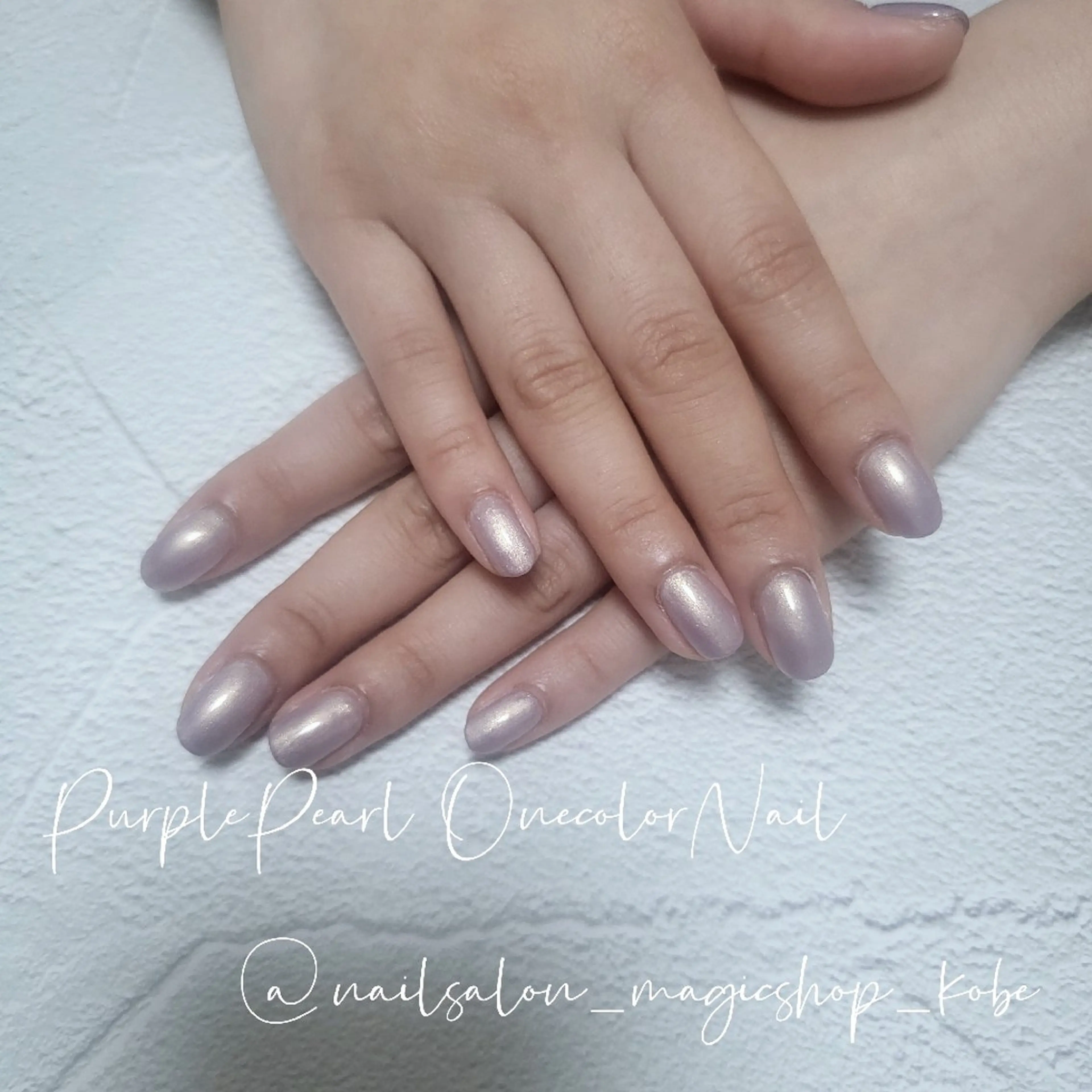 ネイル ジェルネイル ワンカラーネイル パステルネイル パープル ソフトジェル フットネイル Nailsalon MagicShopのネイルデザイン