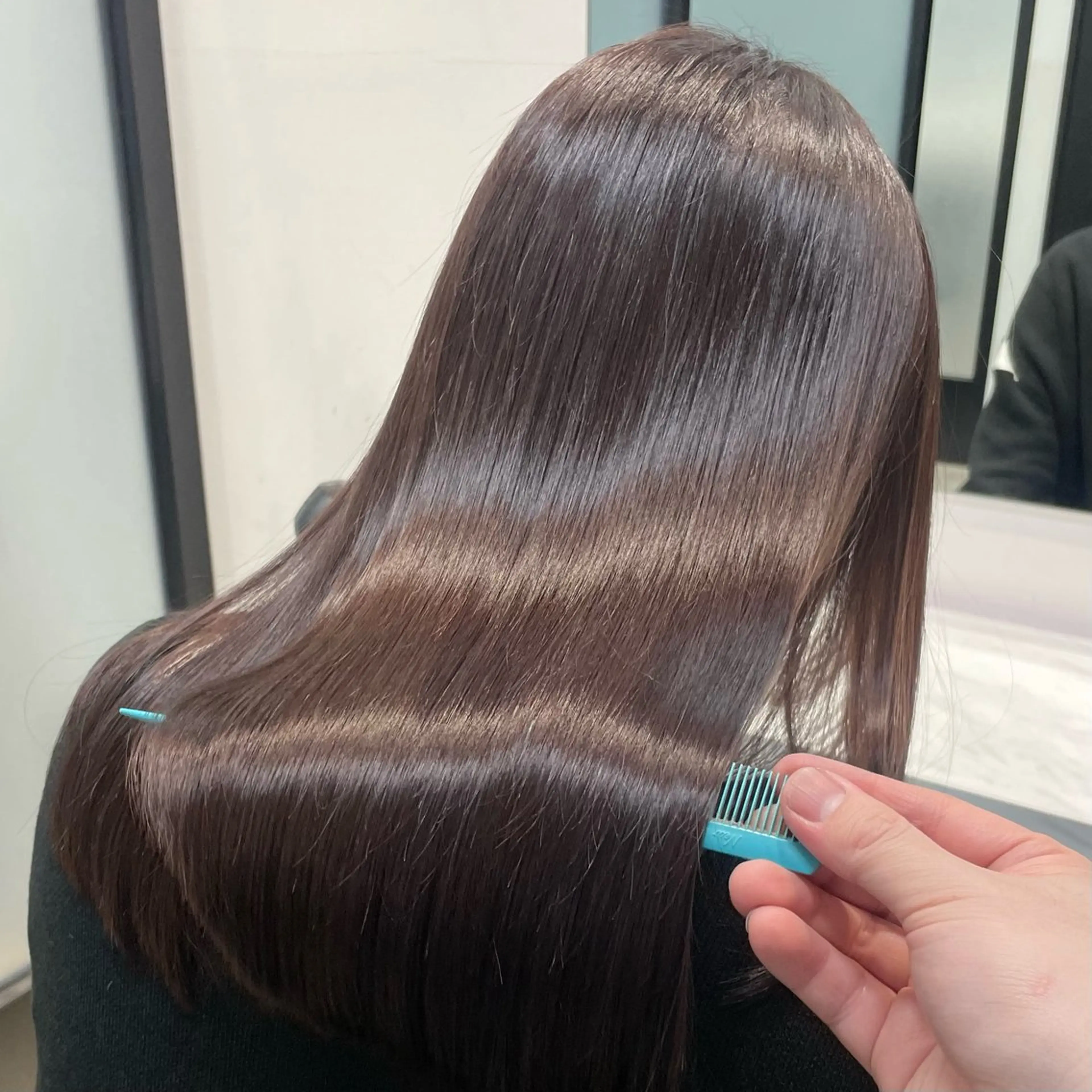 セミロング 山口滉斗/美髪 縮毛矯正/髪質改善のヘアスタイル