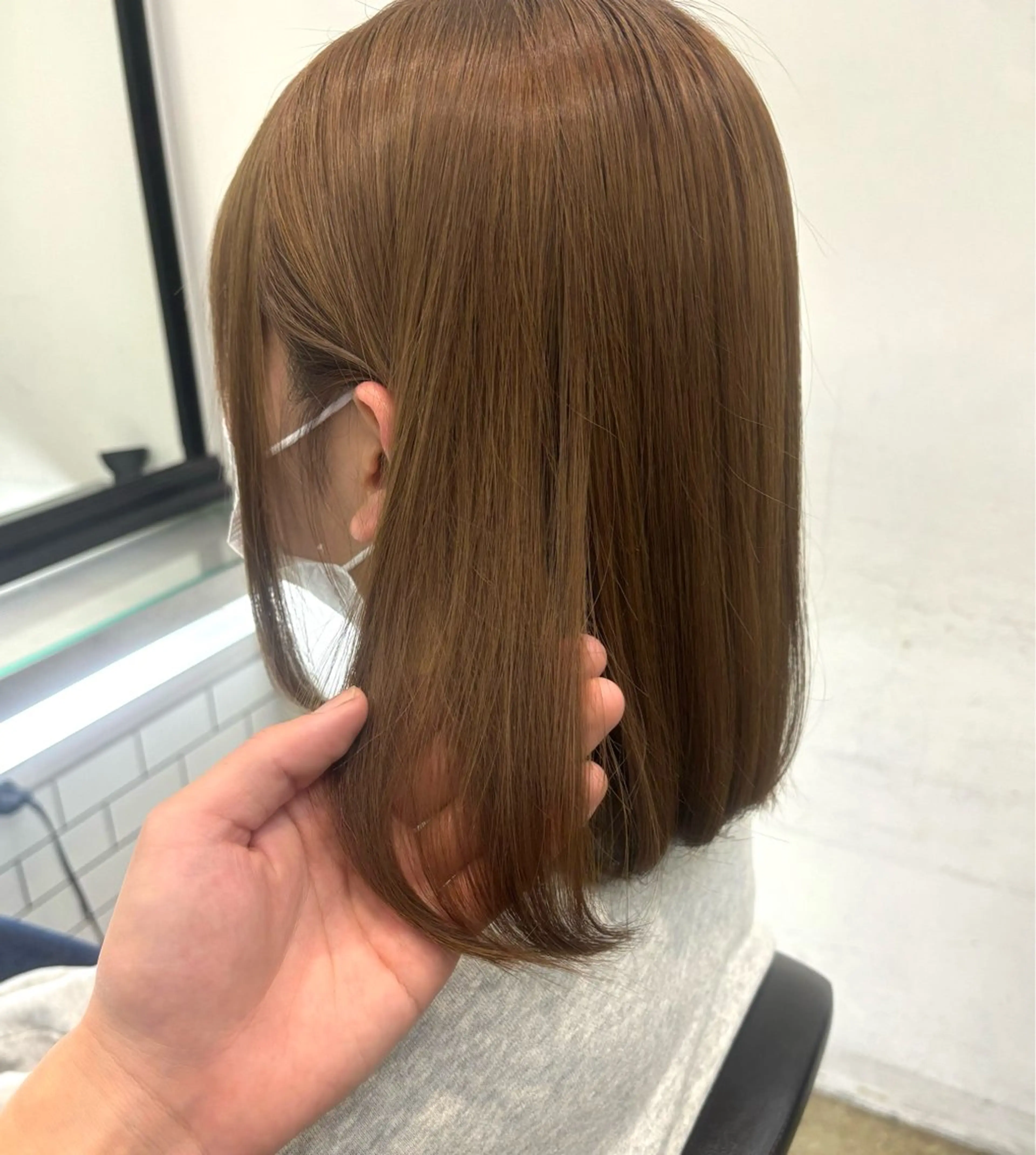 ショート カラー ベージュカラー ブラウンカラー ブラウンベージュ 透明感カラー カット ヘアカラー トリートメント YUTO歴9年 ベージュの透明感得意のヘアスタイル