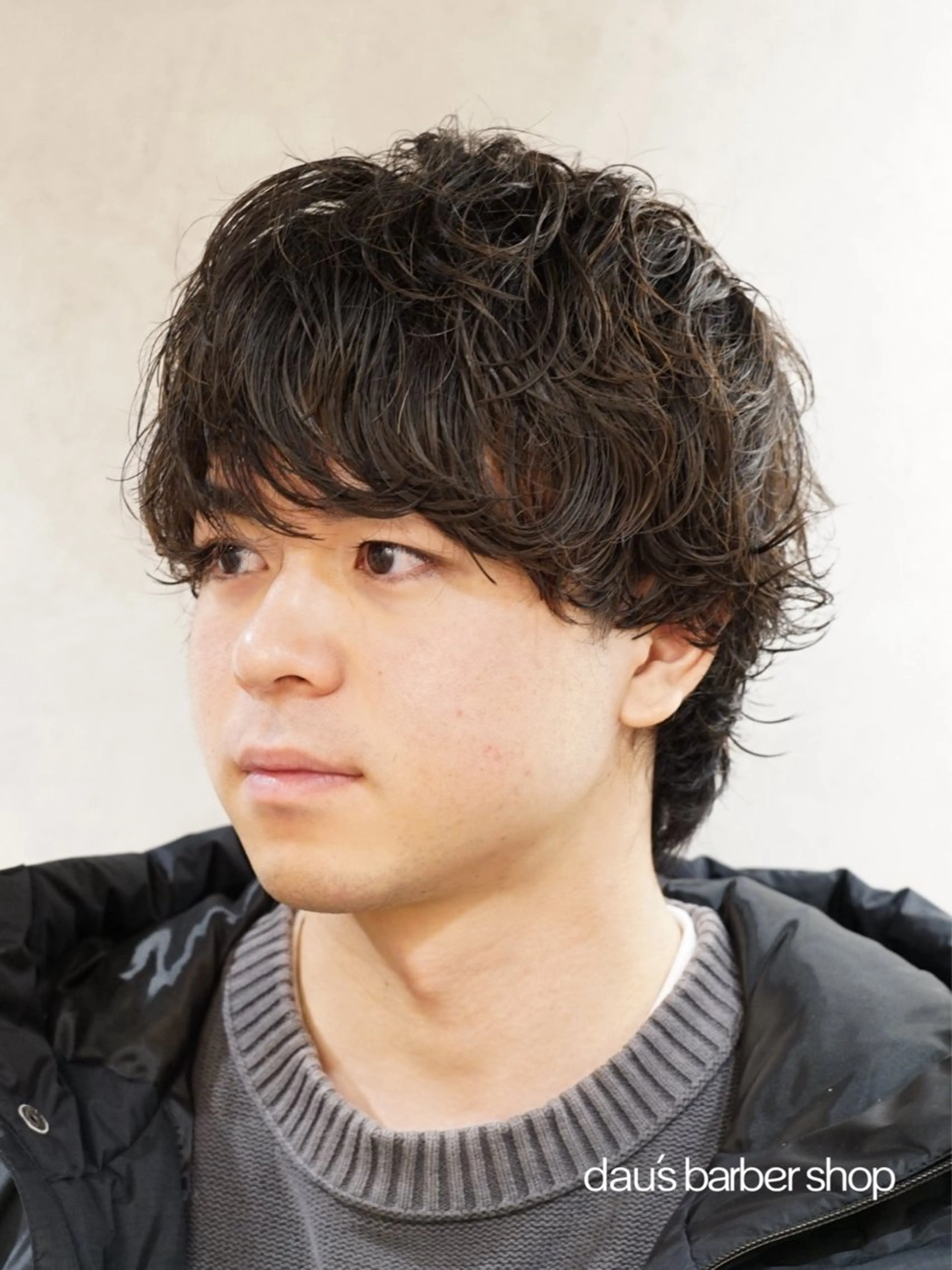 メンズカット+カラー（白髪染め）+シャンプーブロー+ヘアセットの写真