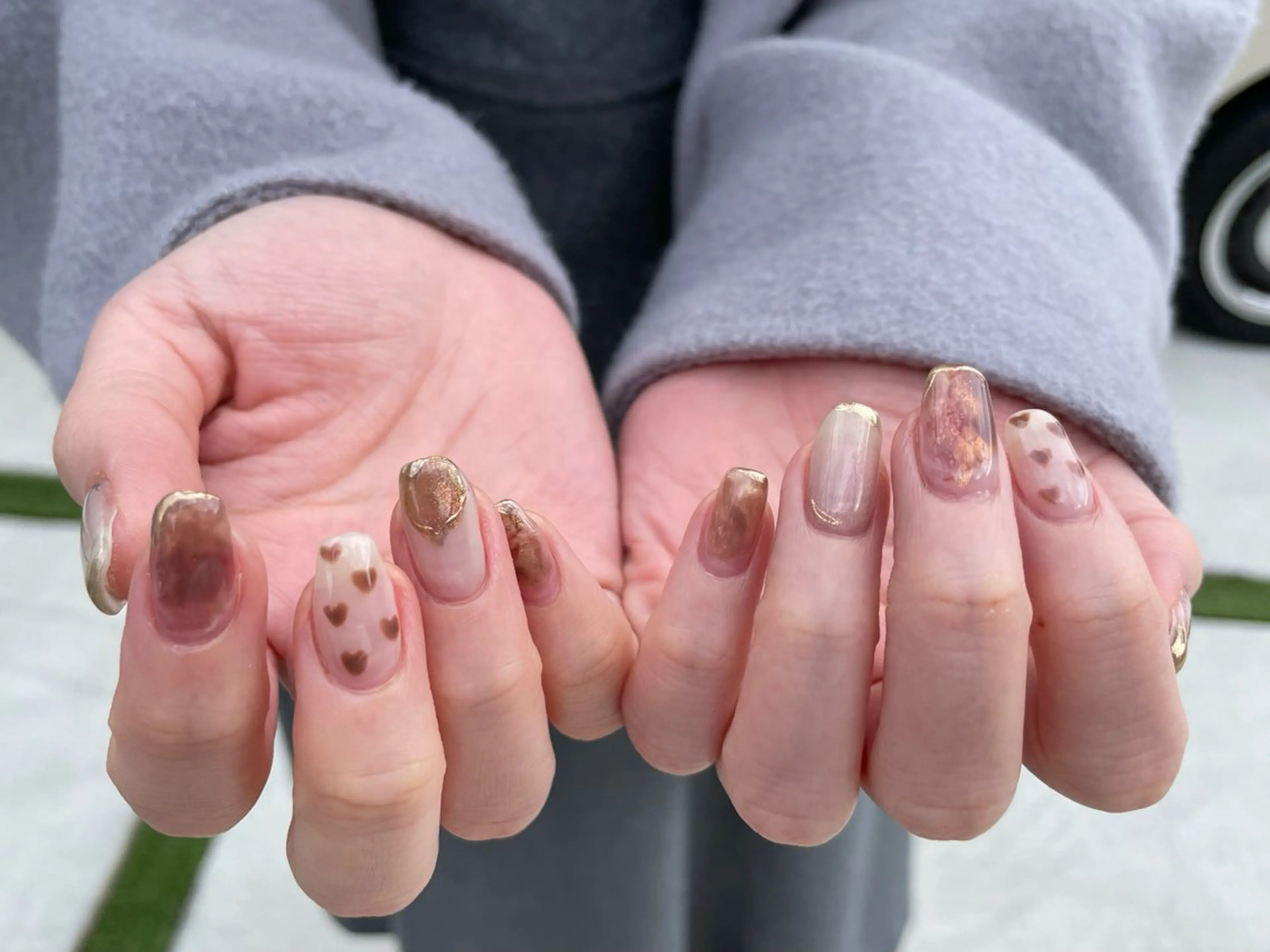 ネイル バレンタイン Art Studio gLAsse所属・gLAsse kanataniのネイルデザイン