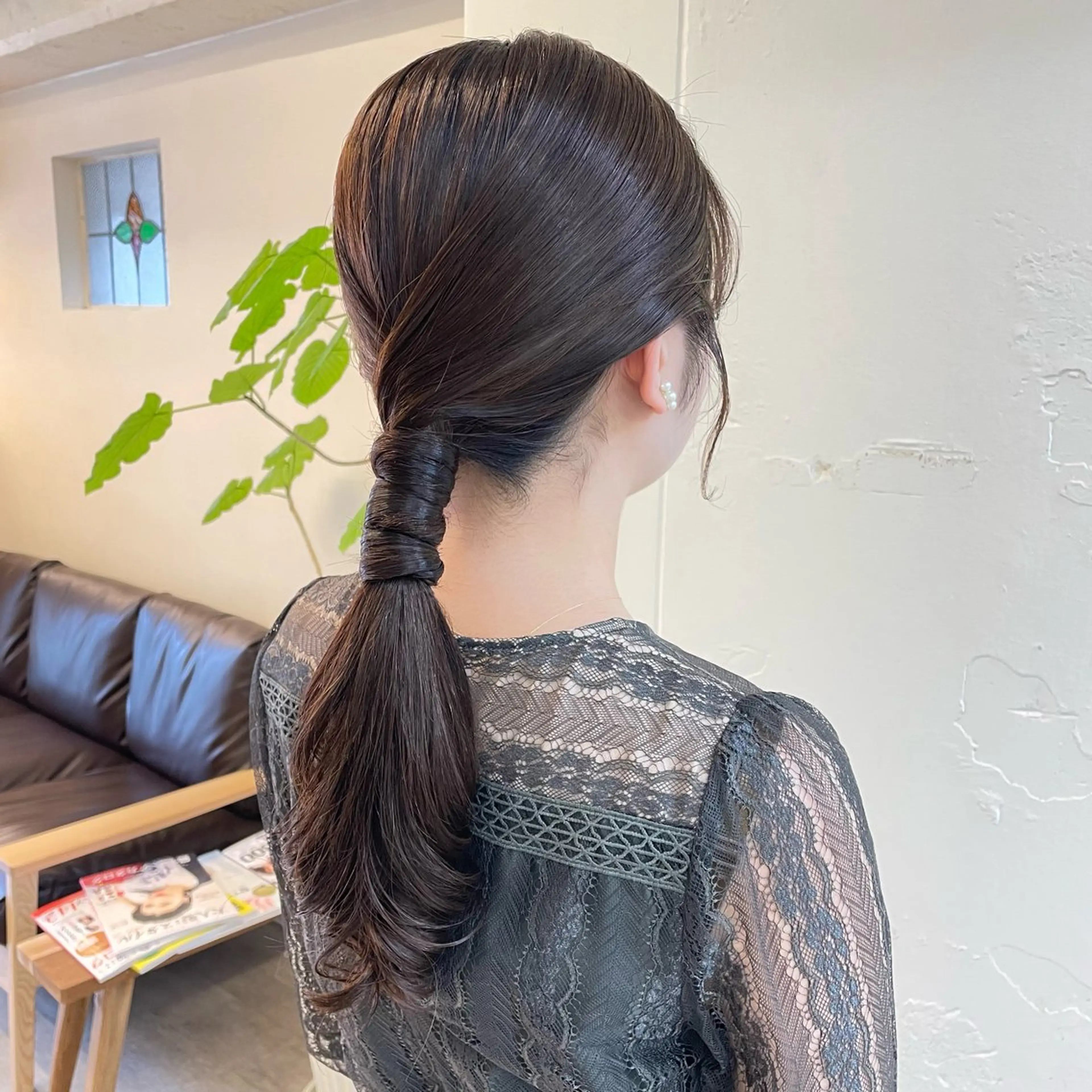 ロング ヘアアレンジ ヘアセット Riru🤍レイヤー 垢抜けカラー🤍のヘアスタイル