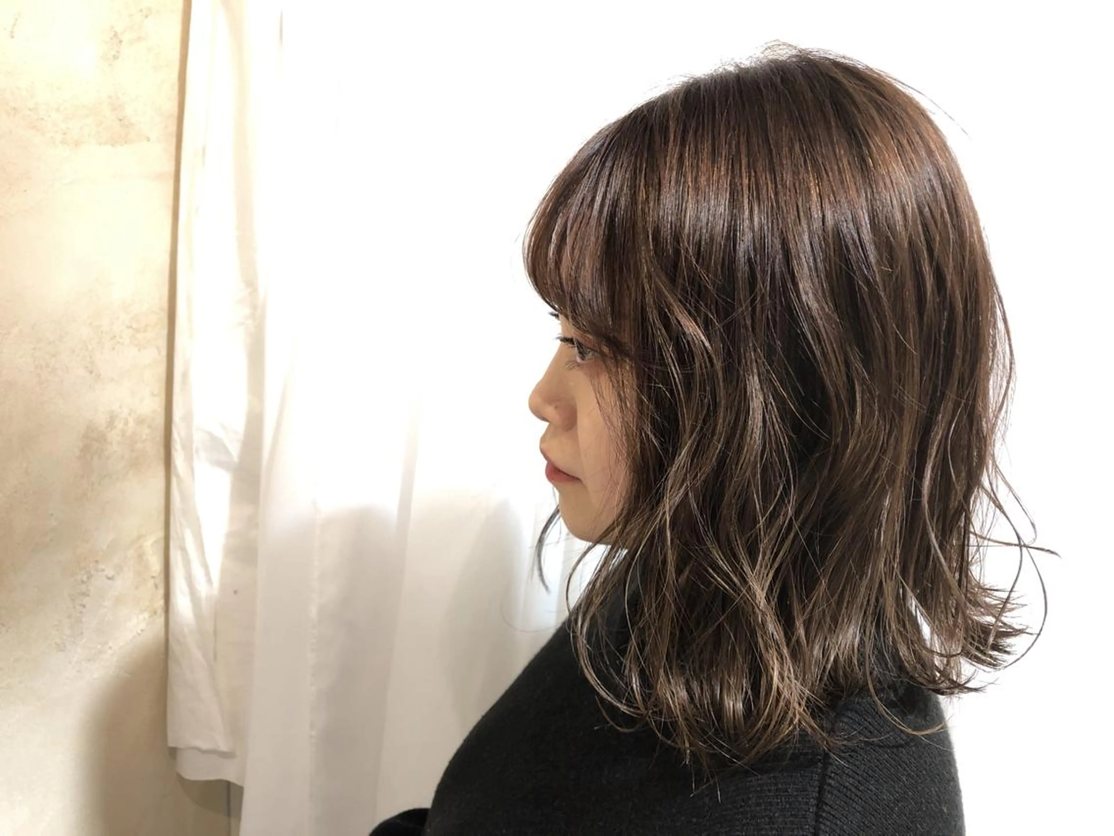 カラー ハイライトカラー パ ルのヘアスタイル