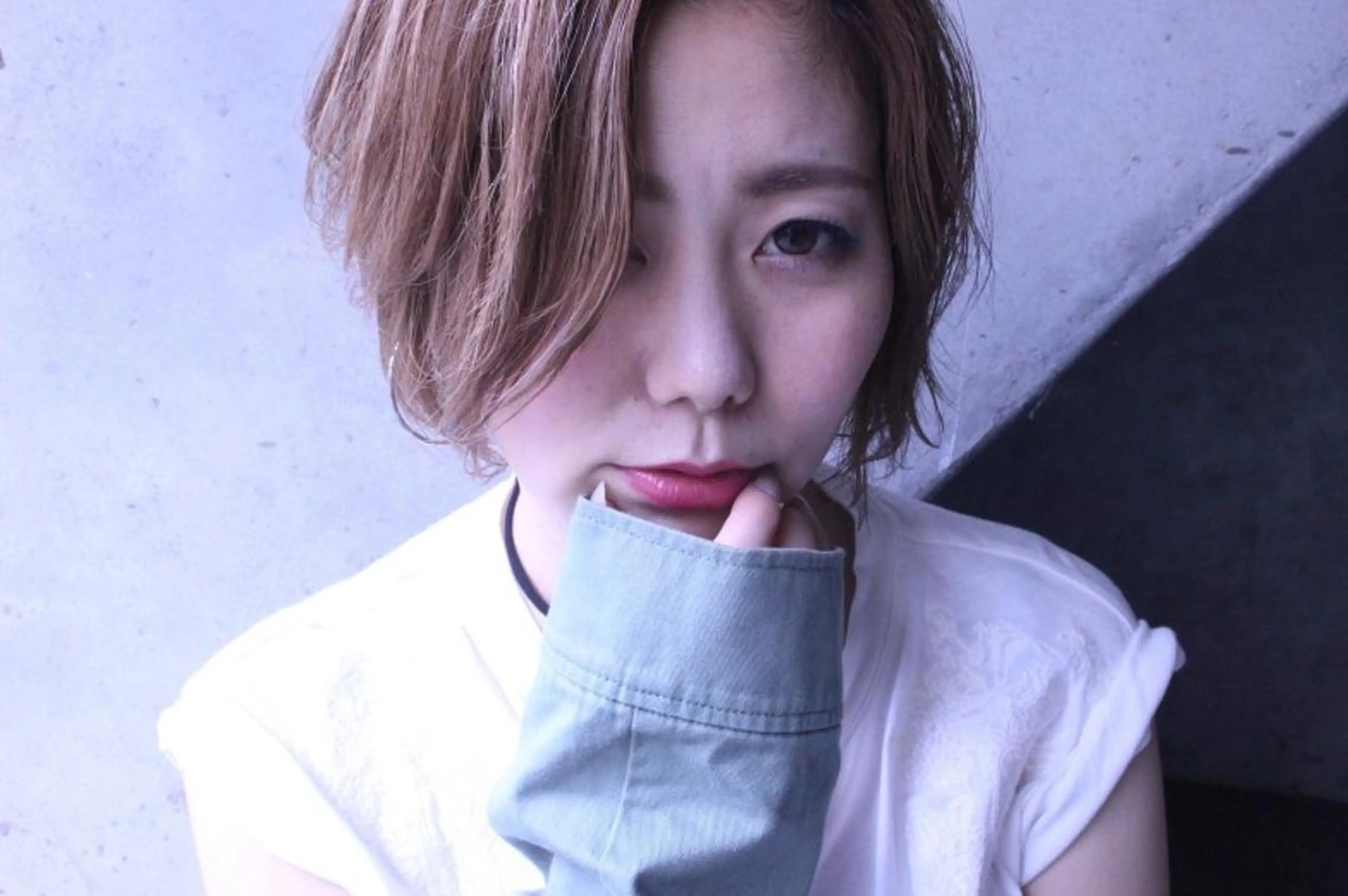 ショート パーマ カラー マツエク・マツパ 君野 彰治のヘアスタイル