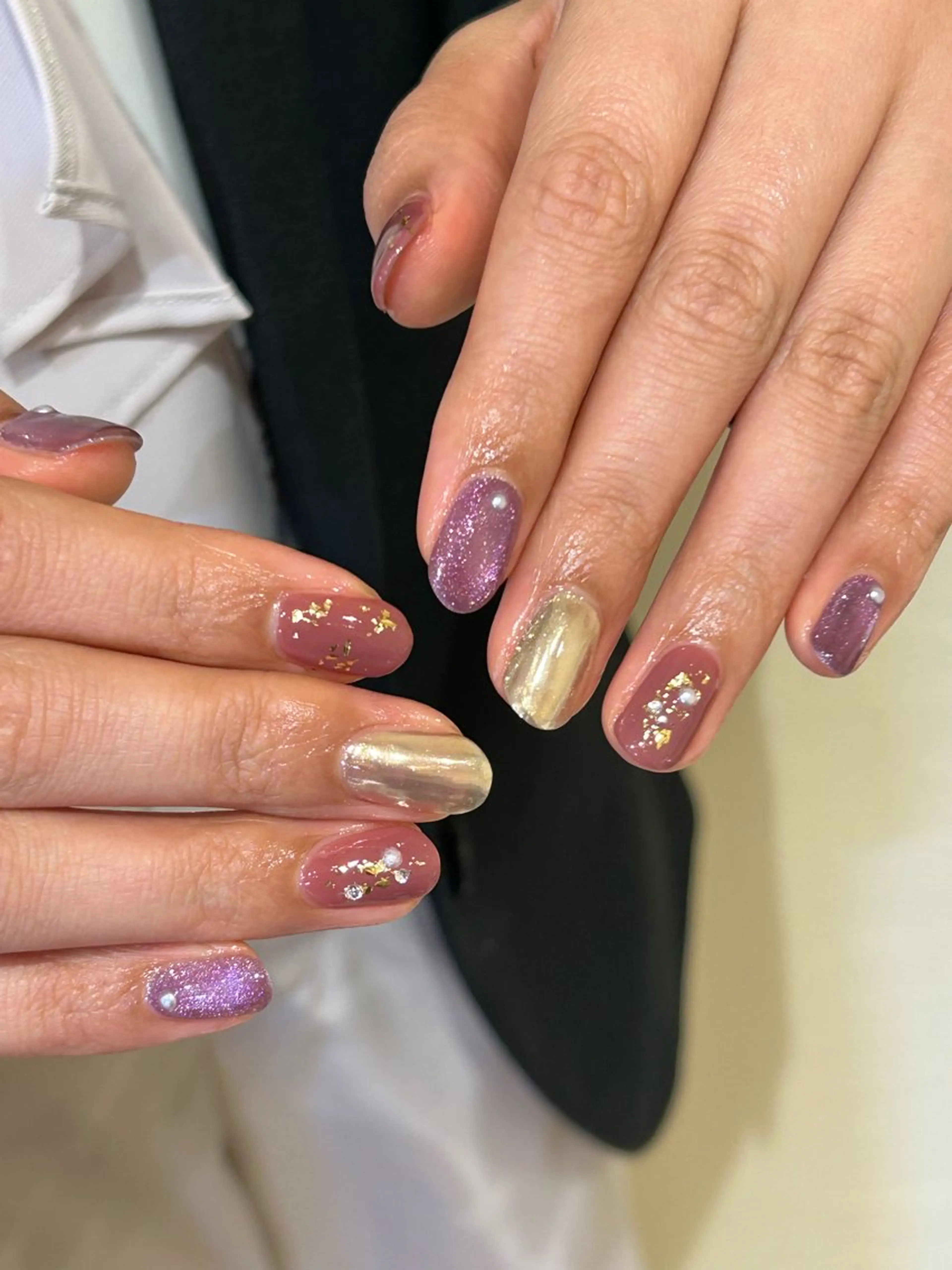 ネイル ハンドネイル Mana  🫧 パラジェル⌇自由が丘のネイルデザイン