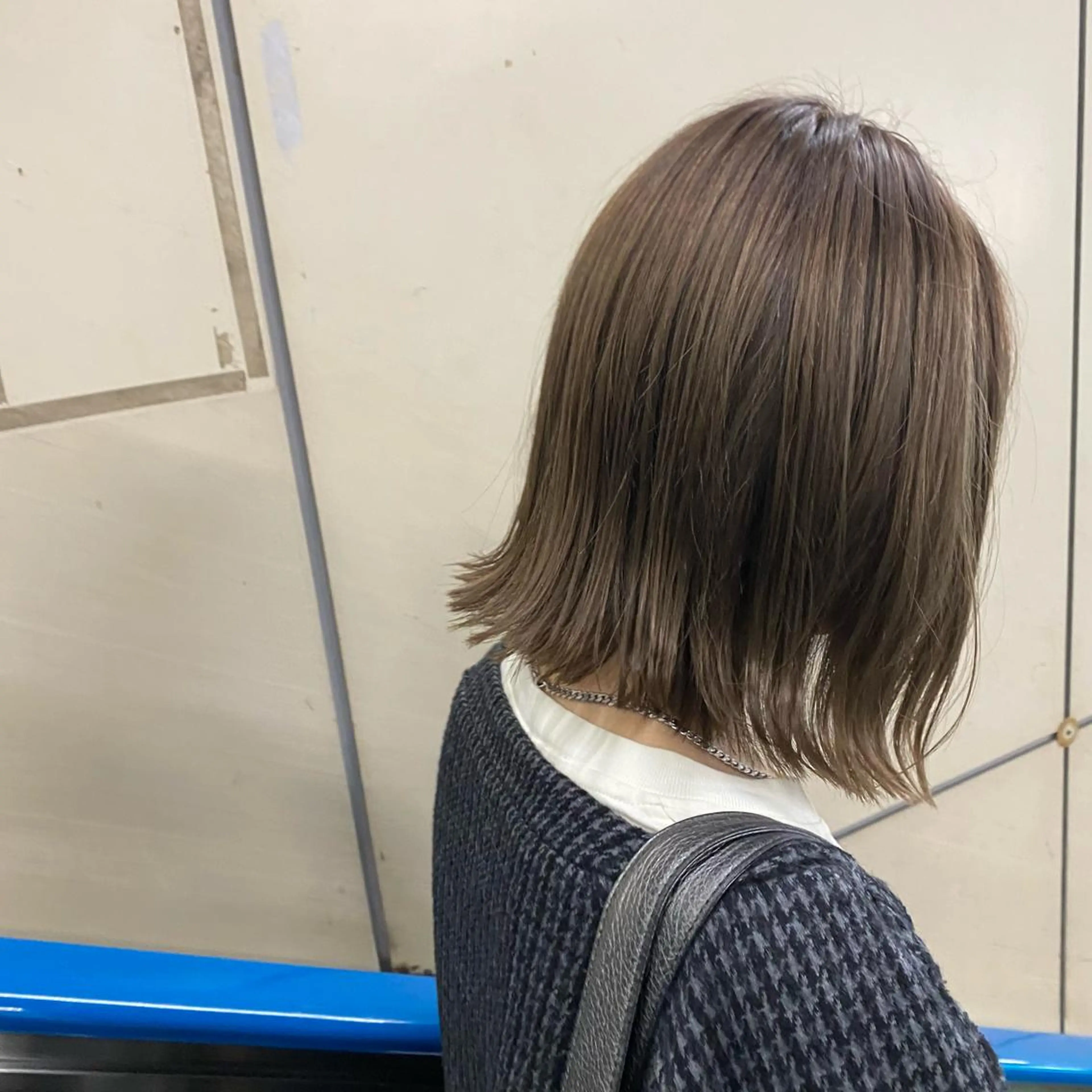 ミディアム カラー ボブ/パーマ ミヒラケイタのヘアスタイル