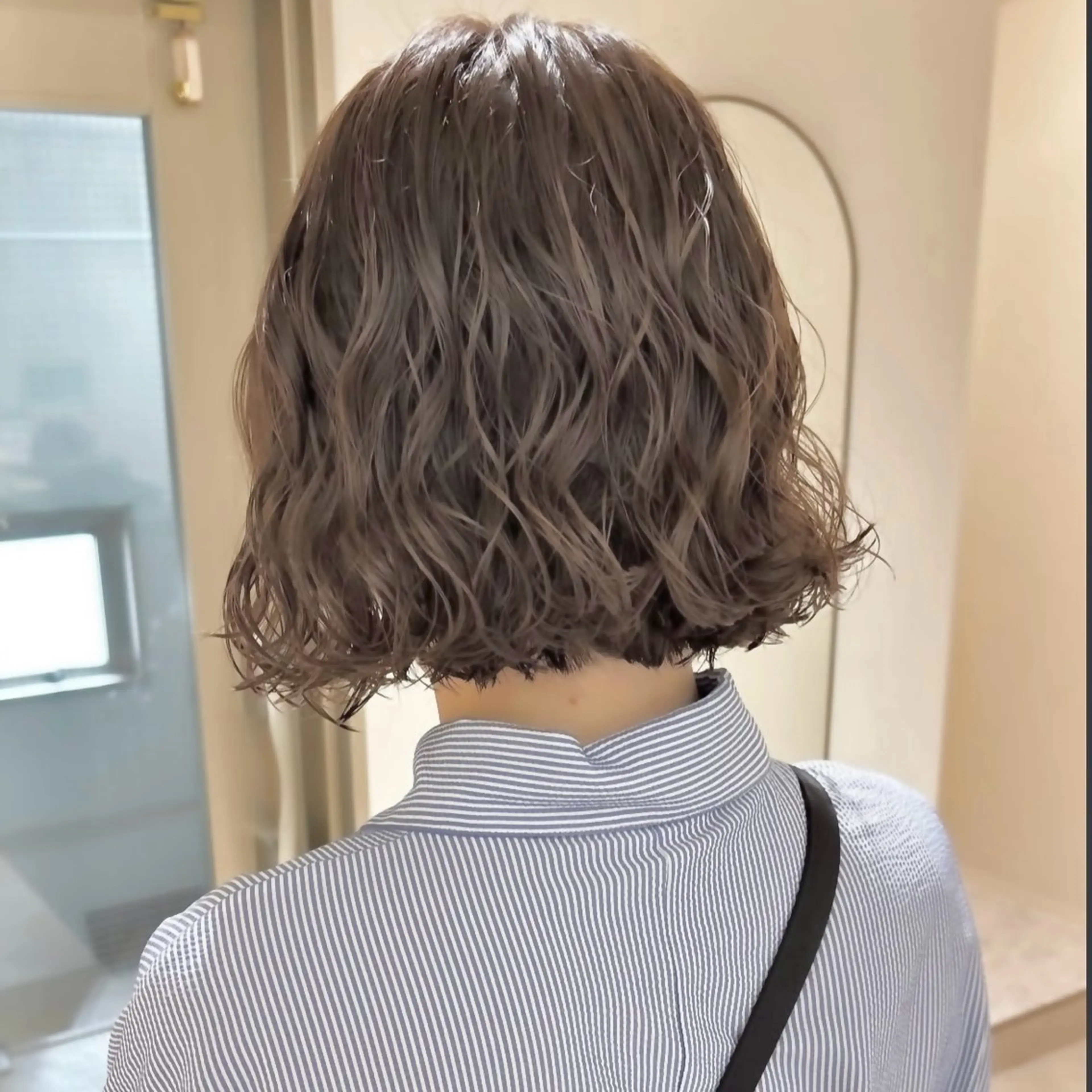 【仕事帰りOK】アイロンで巻かなくて良いボブパーマ💖毎朝アイロンがめんどくさい方へ◎の写真