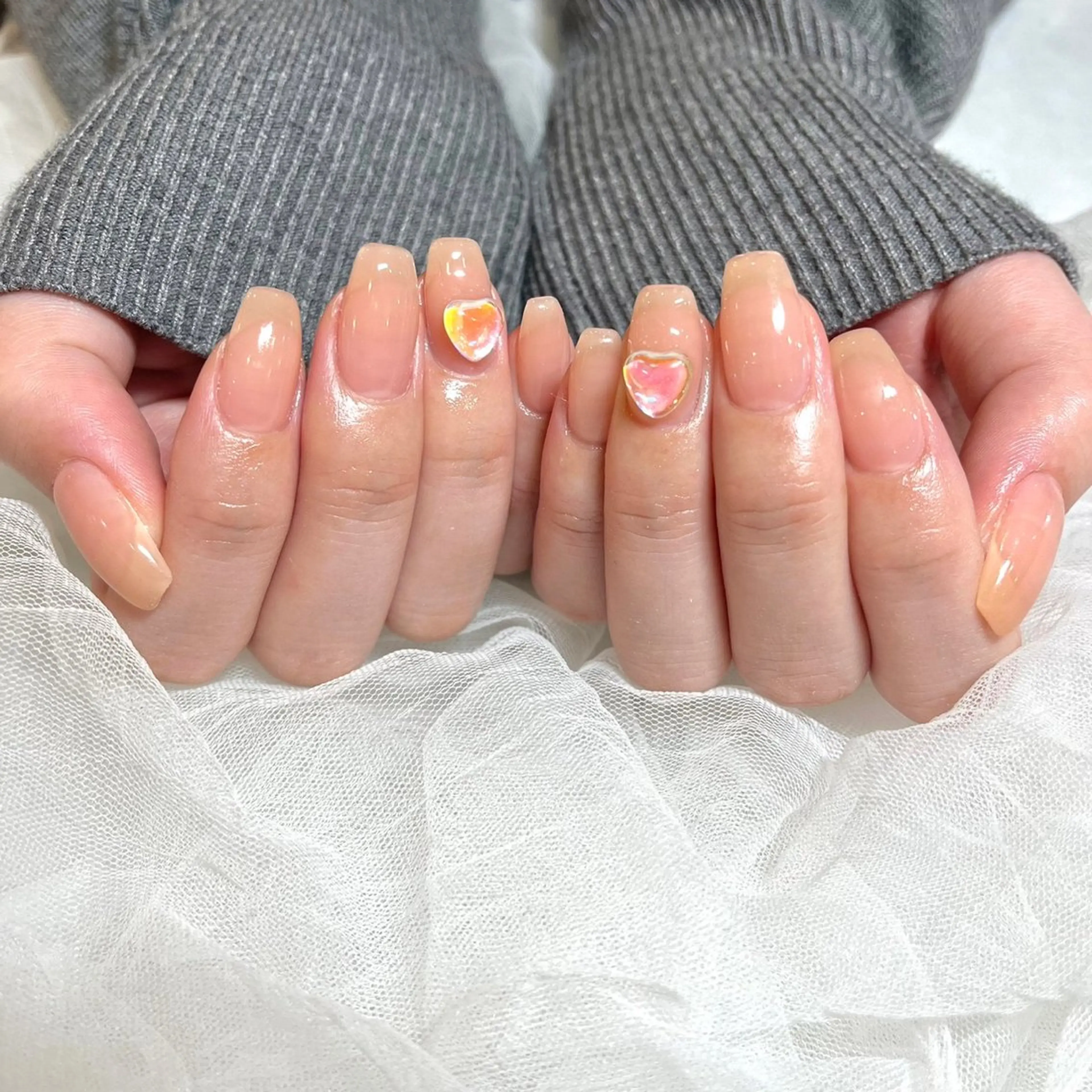 ネイル 0203ムニムサン 💙Honokaのネイルデザイン