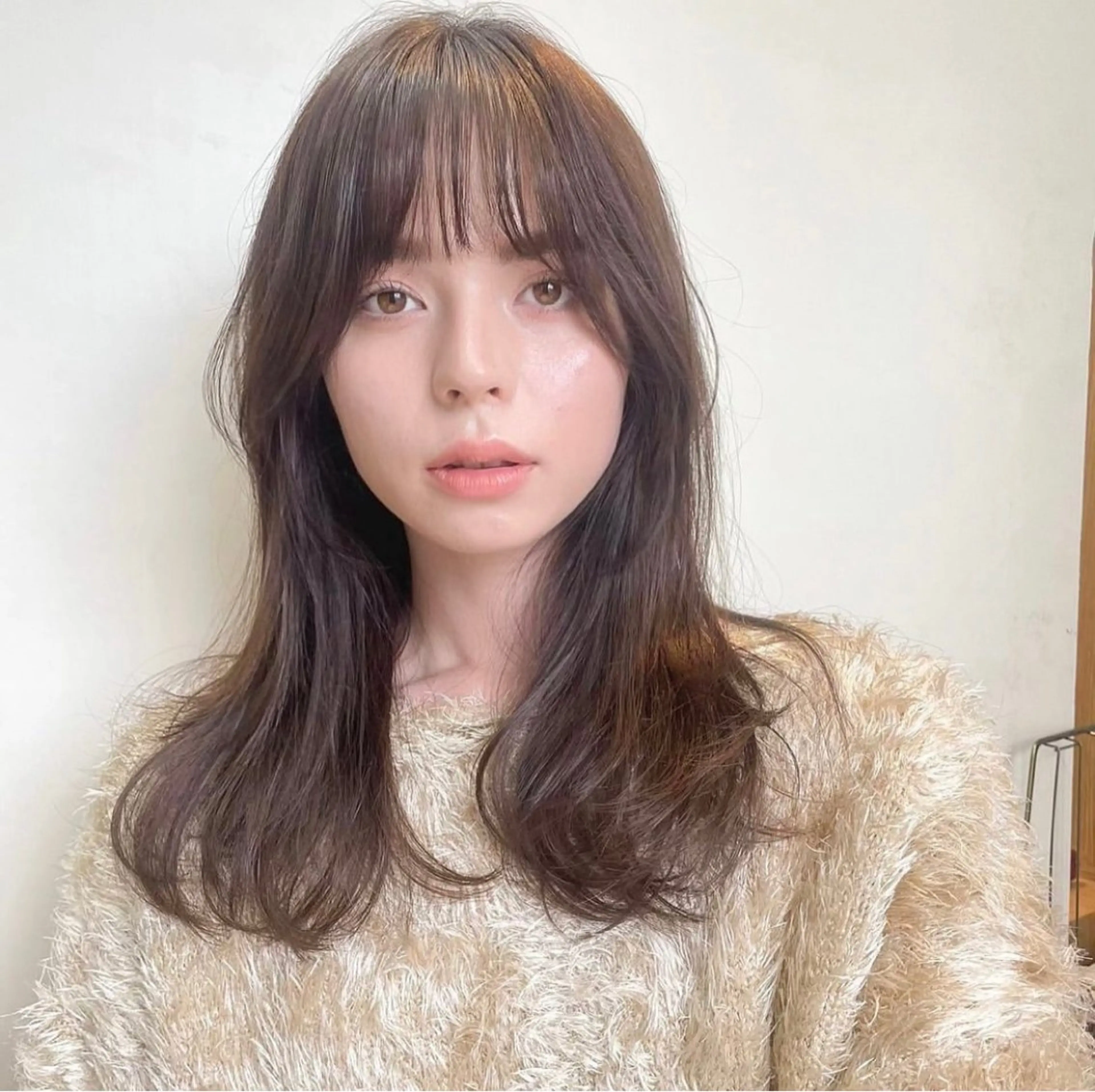 【韓国レイヤーカット🇰🇷】カット+美髪✨プレミアム縮毛矯正+カシミヤケラチン5stepトリートメントの写真