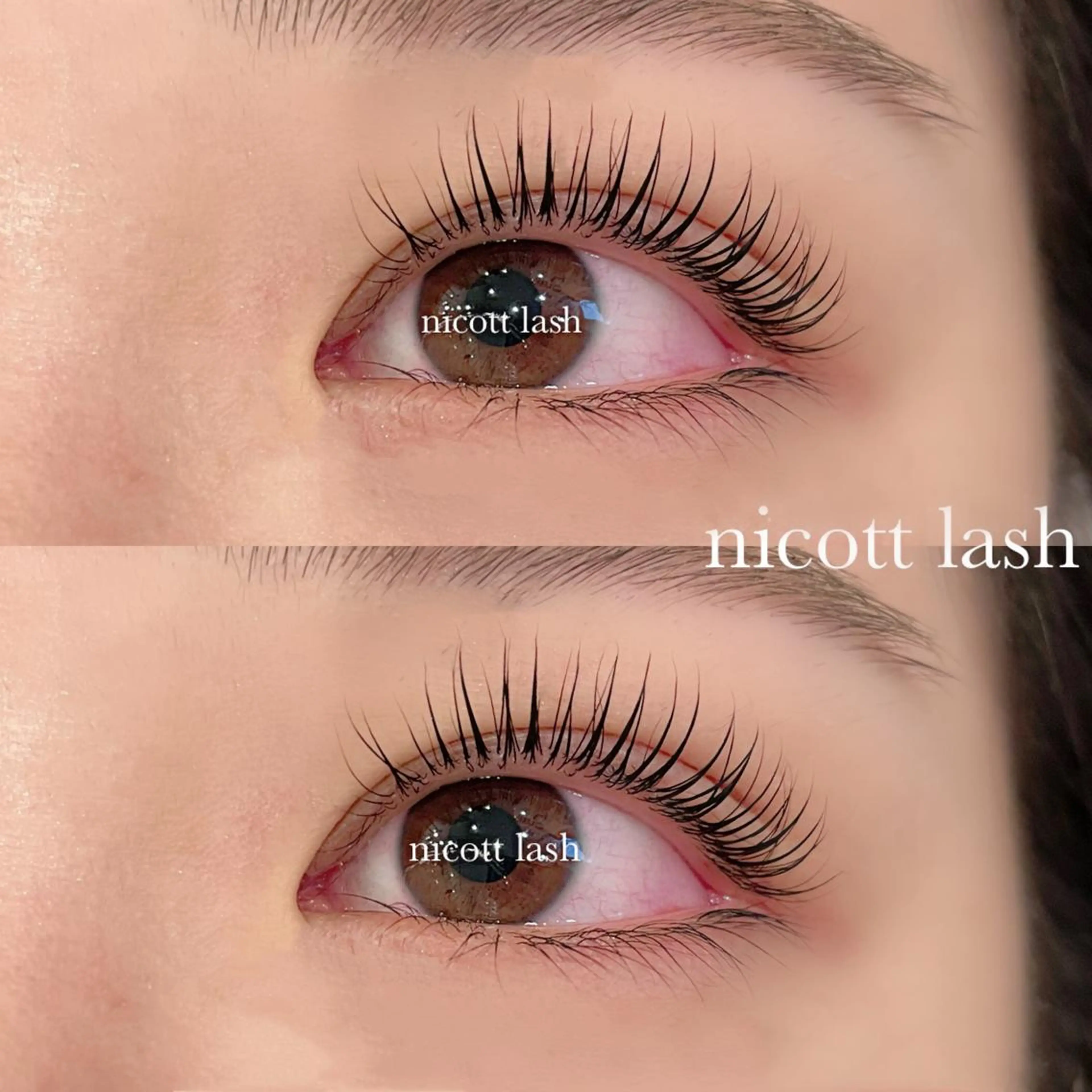 マツエク・マツパ 一重×まつ毛パーマ sarah by nicottのマツエク・マツパデザイン