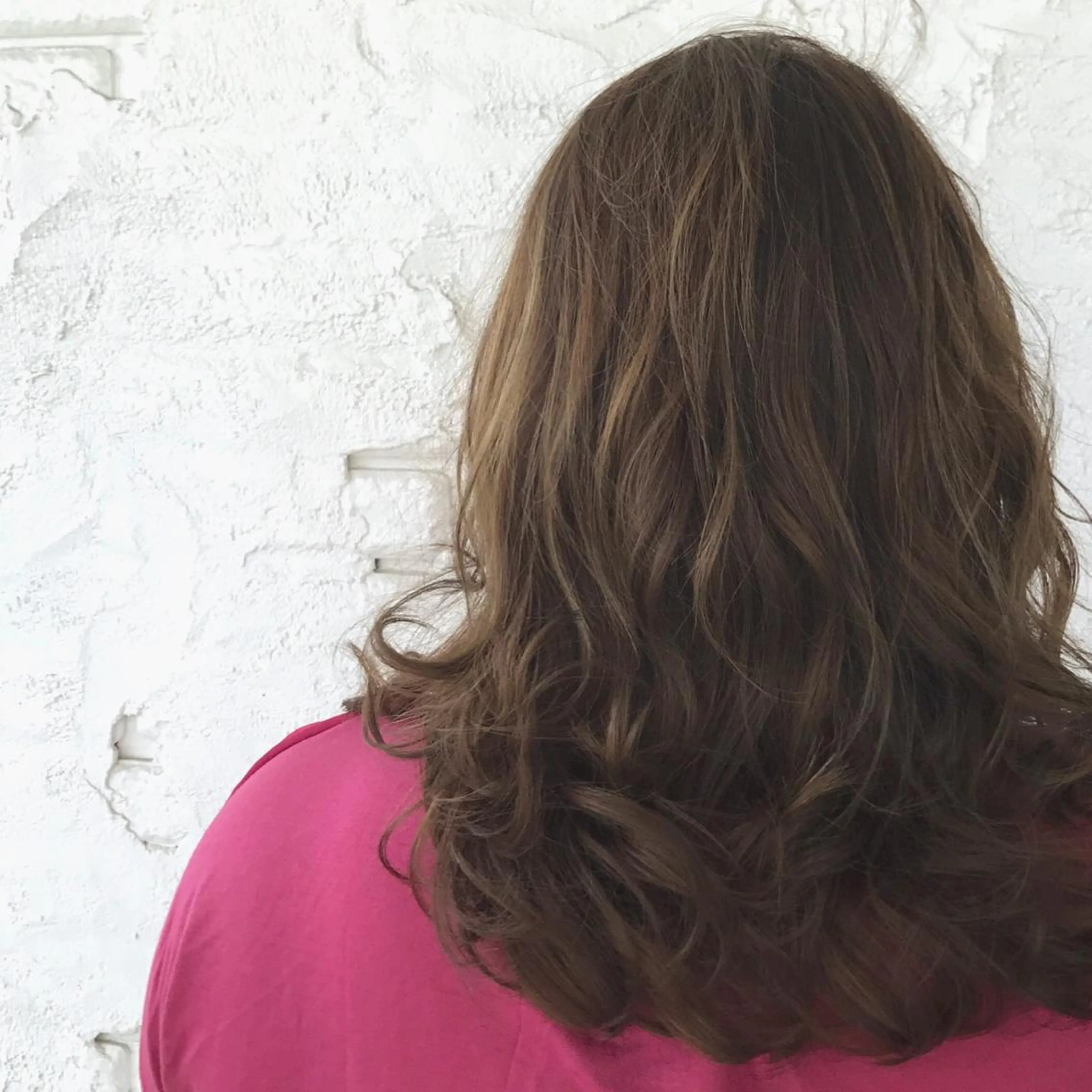 ミディアム カラー ハイライトカラー ハイライト 【髪質改善】 夏目結以のヘアスタイル