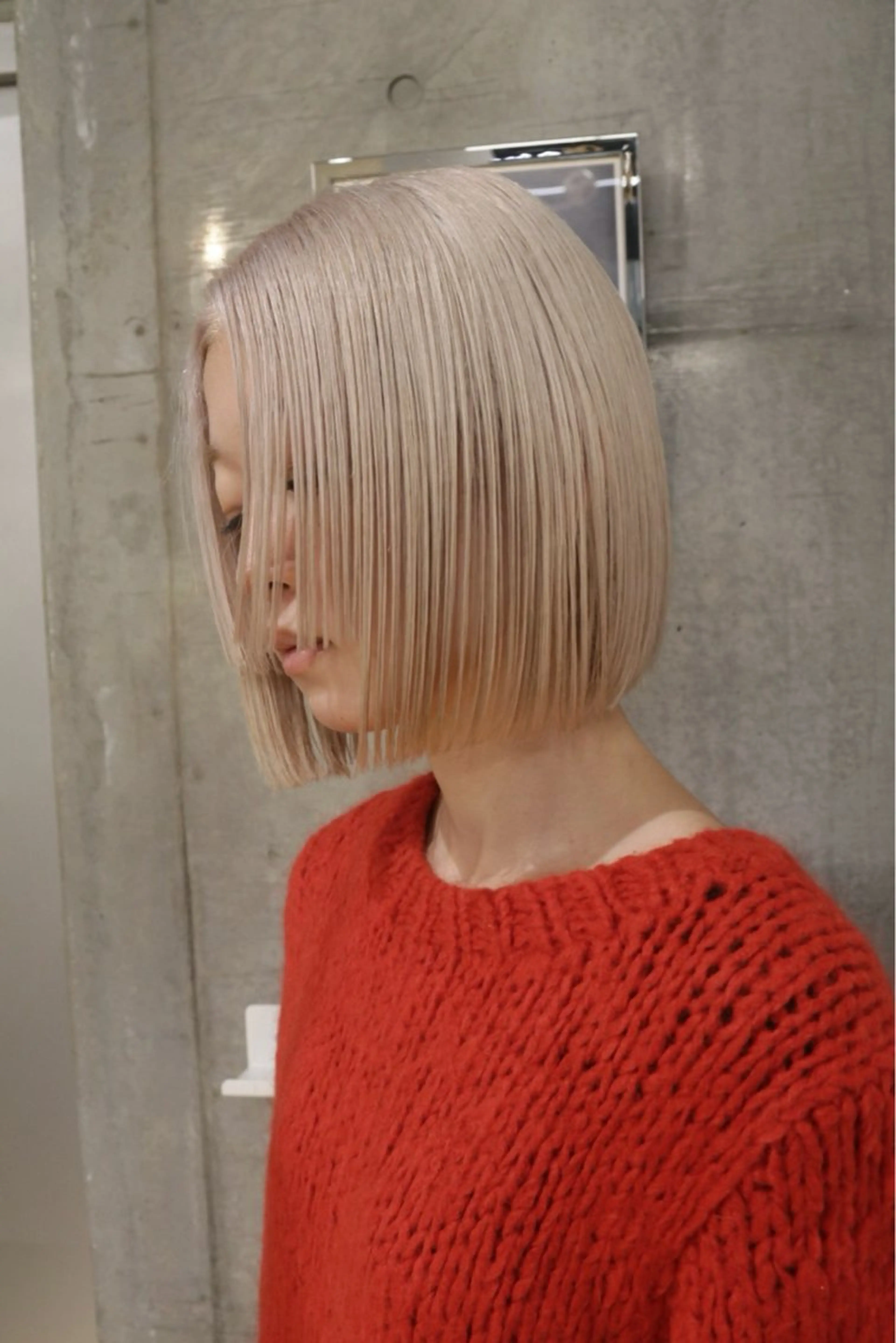 ショート カラー ベージュカラー ブロンド ブロンドベージュ ボブ レイヤーカットとハイ トーン/HIROKIのヘアスタイル