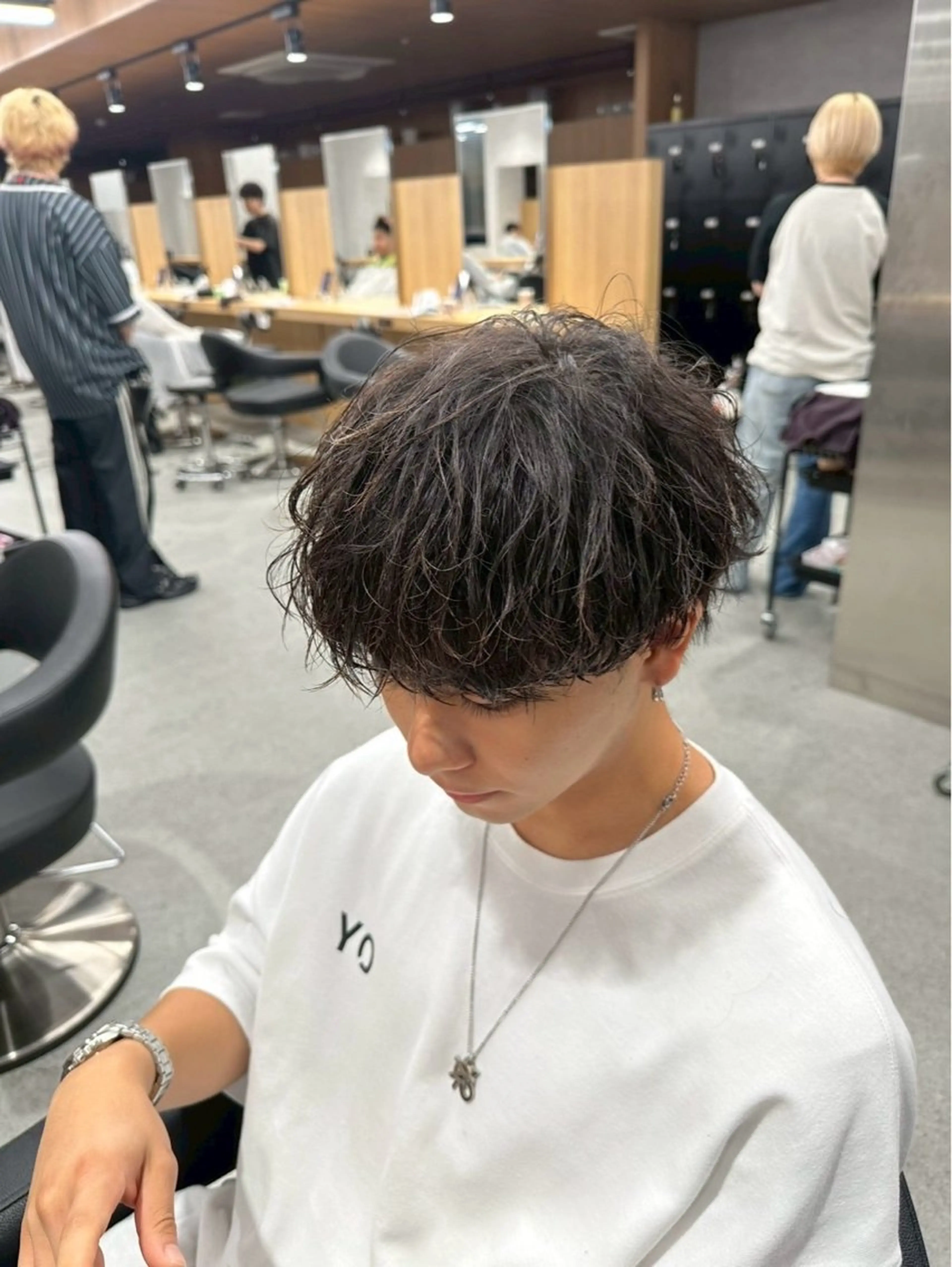 ショート カラー ヘアアレンジ メンズ メンズパーマ メンズツイストパーマ 波巻きパーマ ツイストパーマ 💥メンズ特化美容師 "小林 海斗"💥のヘアスタイル