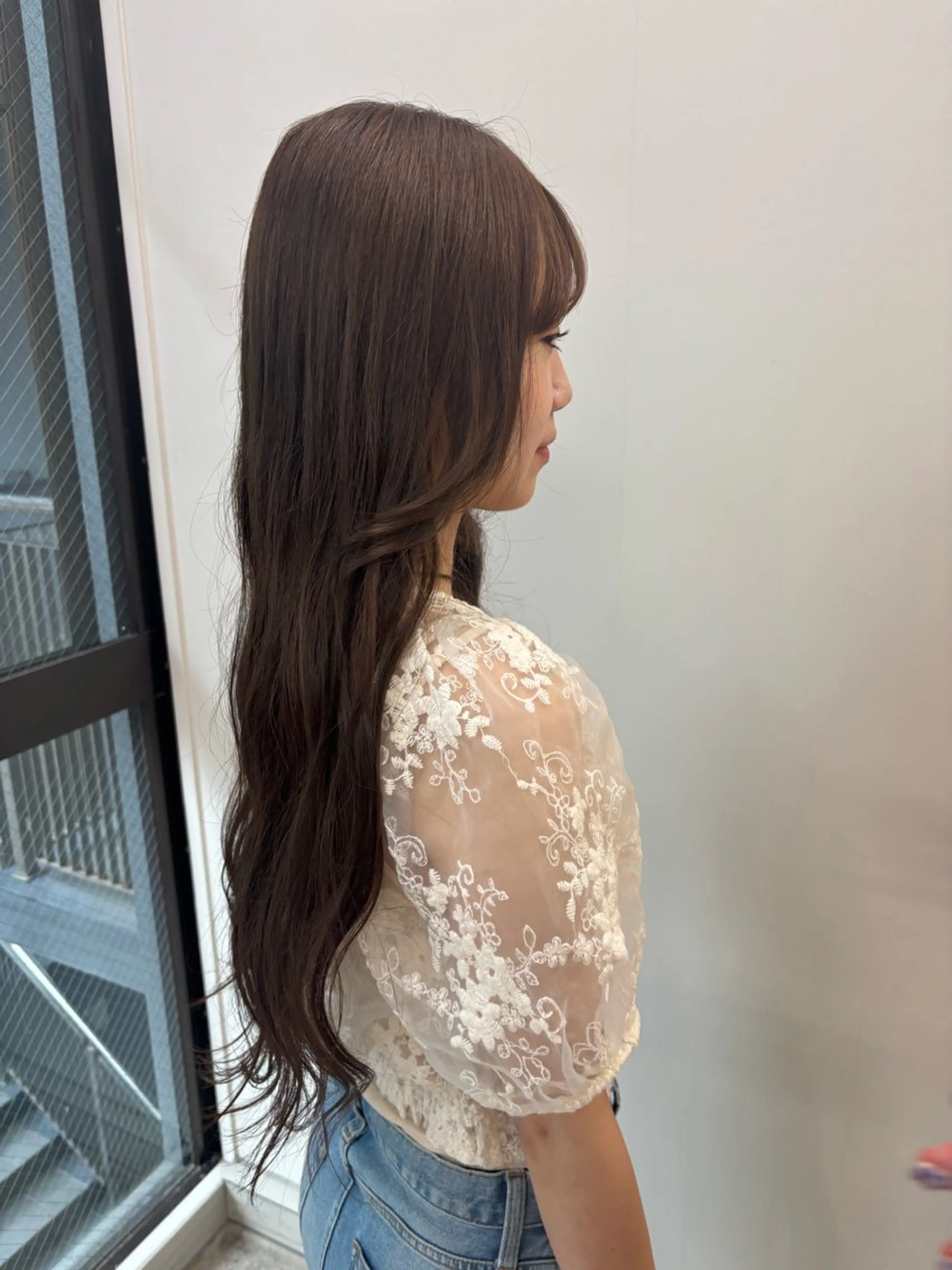 ロング カラー zina karin୨୧˙˳⋆のヘアスタイル