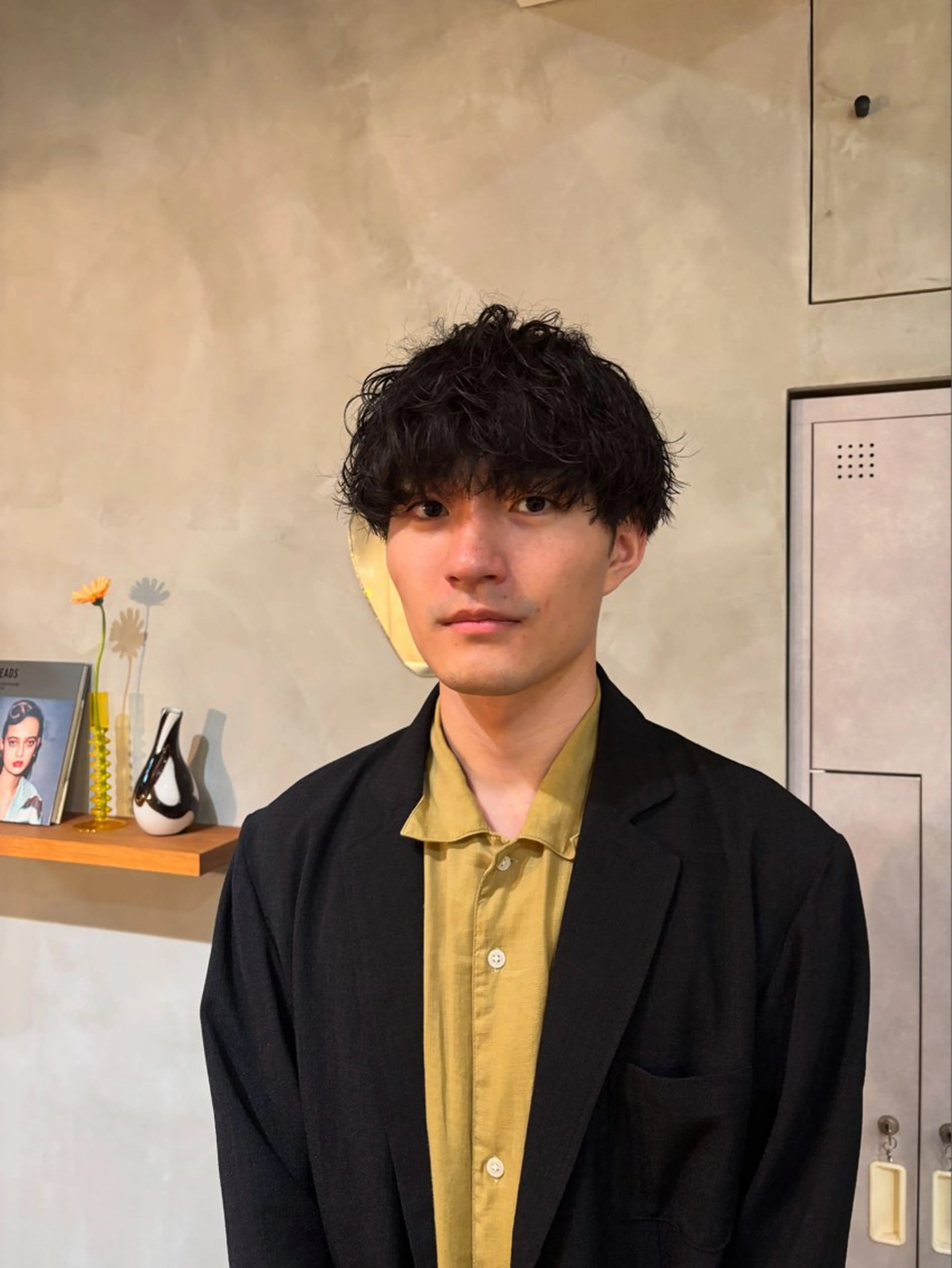 ショート メンズ メンズパーマ カット 大人メンズショート/ ナチュラルヘア/福田のヘアスタイル