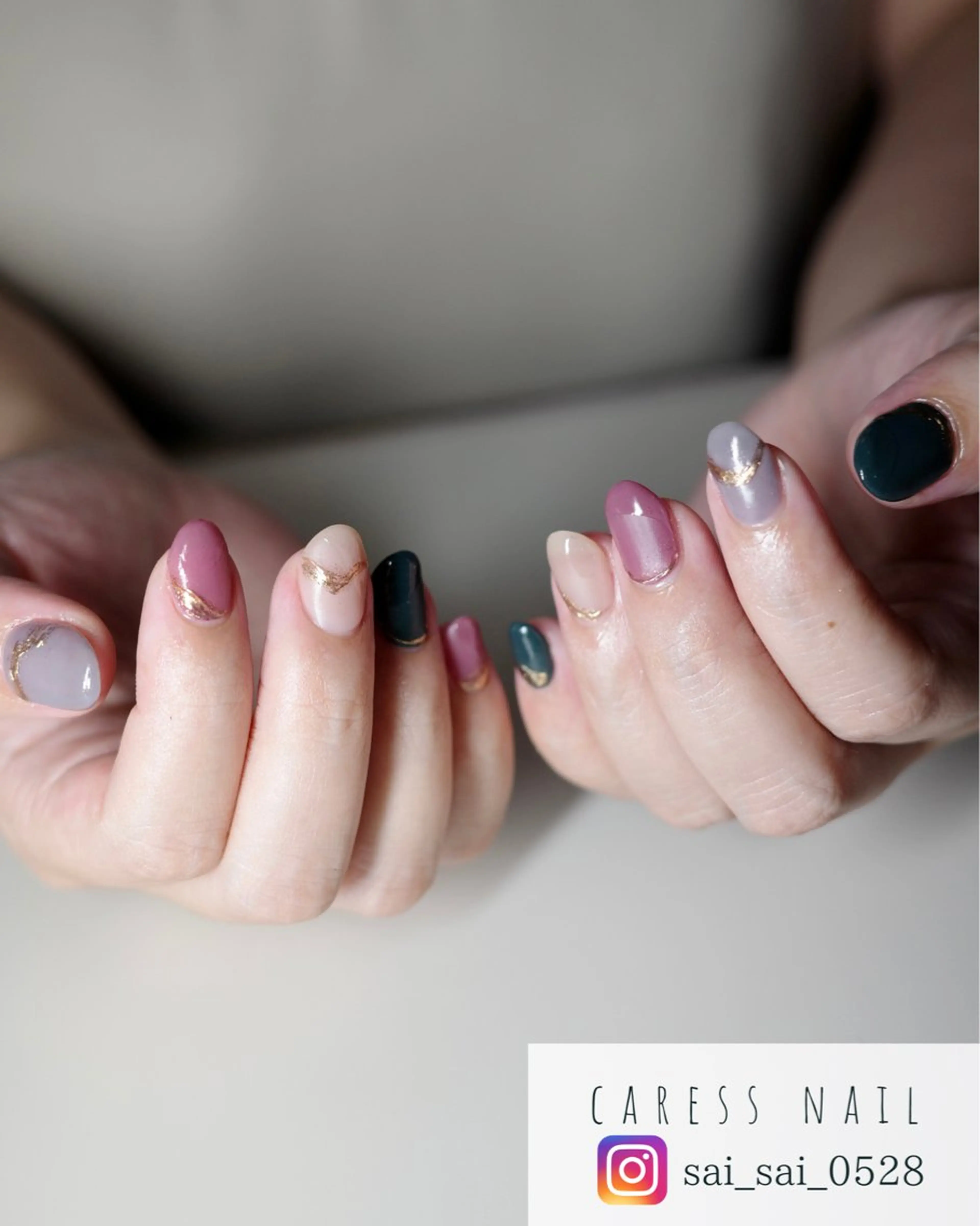 ネイル caress nail カレスネイル 代々木上原所属・カレスネイル さいのネイルデザイン