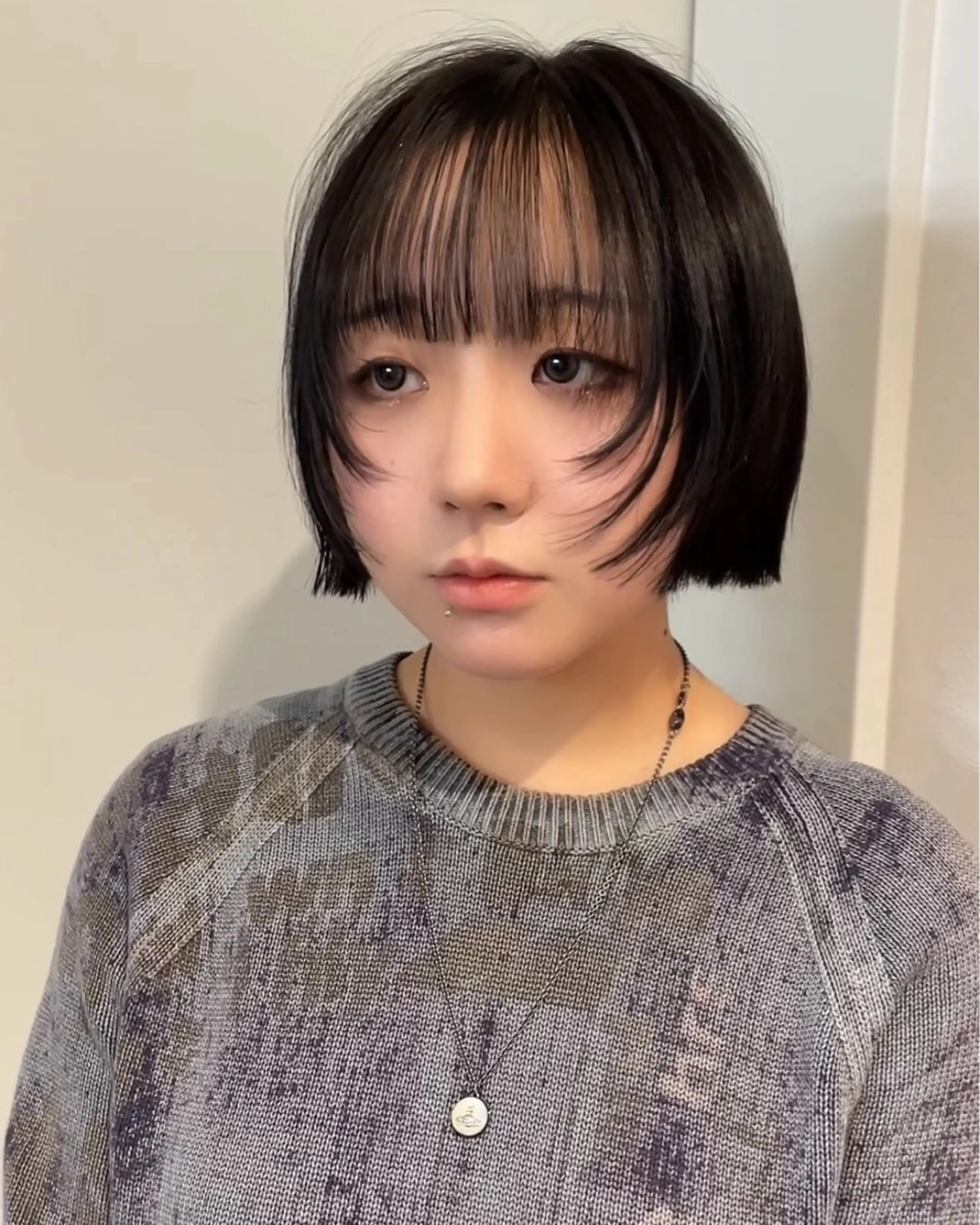 ショート カット トリートメント レイヤーパーマ/ ショートパーマ/横浜のヘアスタイル