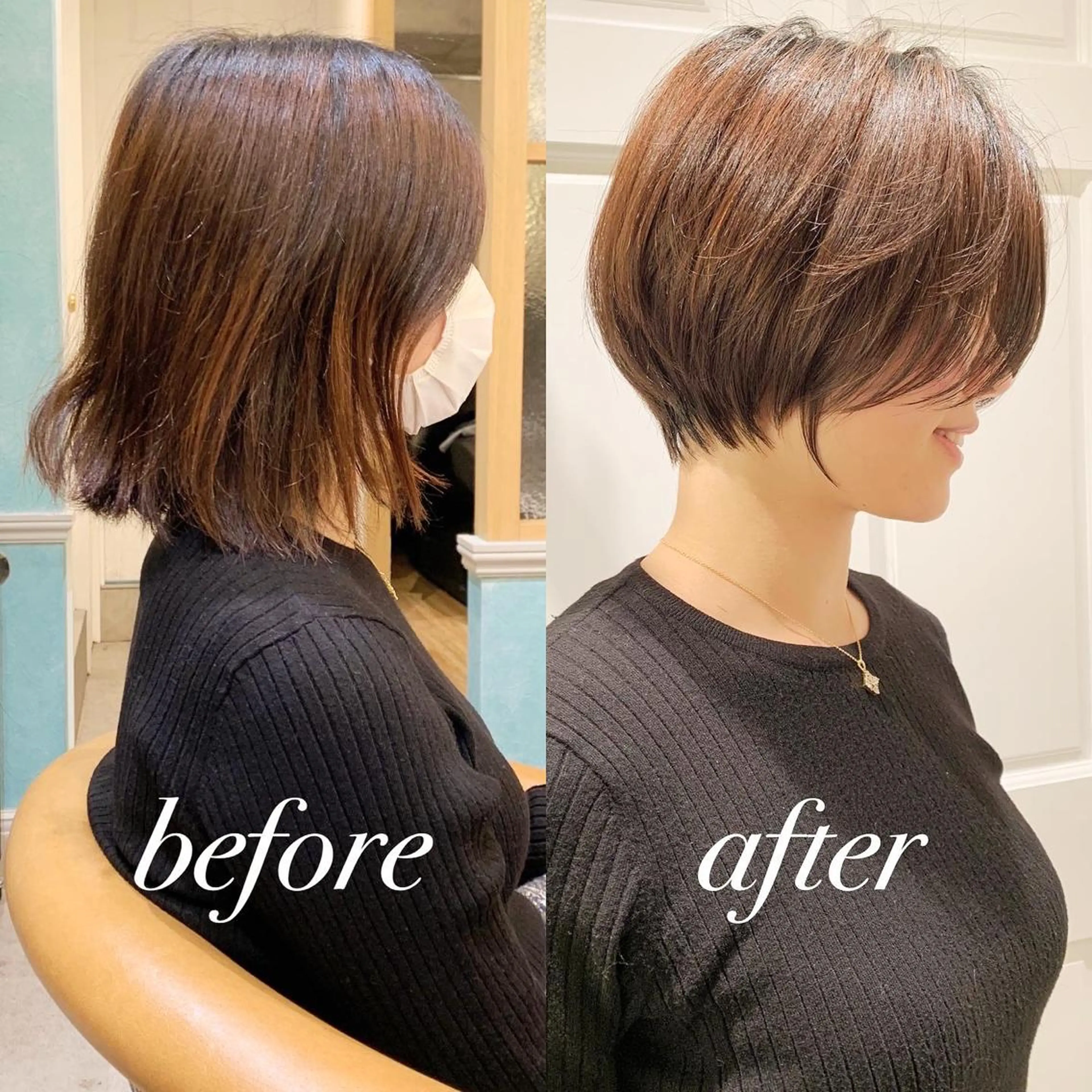 🧡似合わせカット+最高級ハホニコ3STEPトリートメントの写真