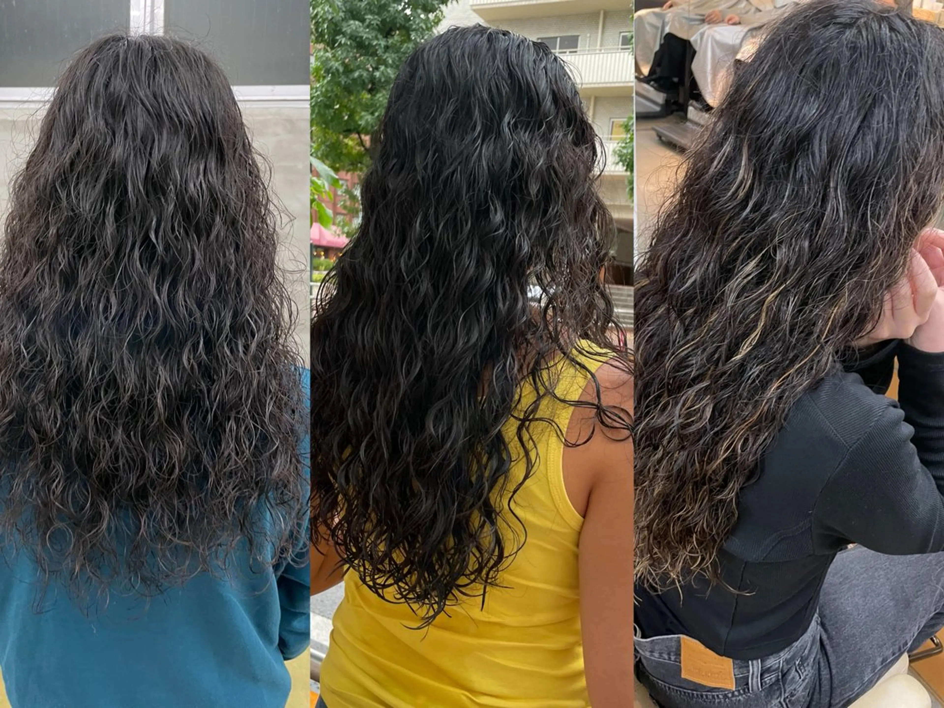 ロング パーマ ツイストスパイラルパーマ ハイライト ウルフカット ニュアンスパーマ スパイラルパーマ カット パーマ トリートメント スパイラルパーマ 🌐hina⭐️のヘアスタイル