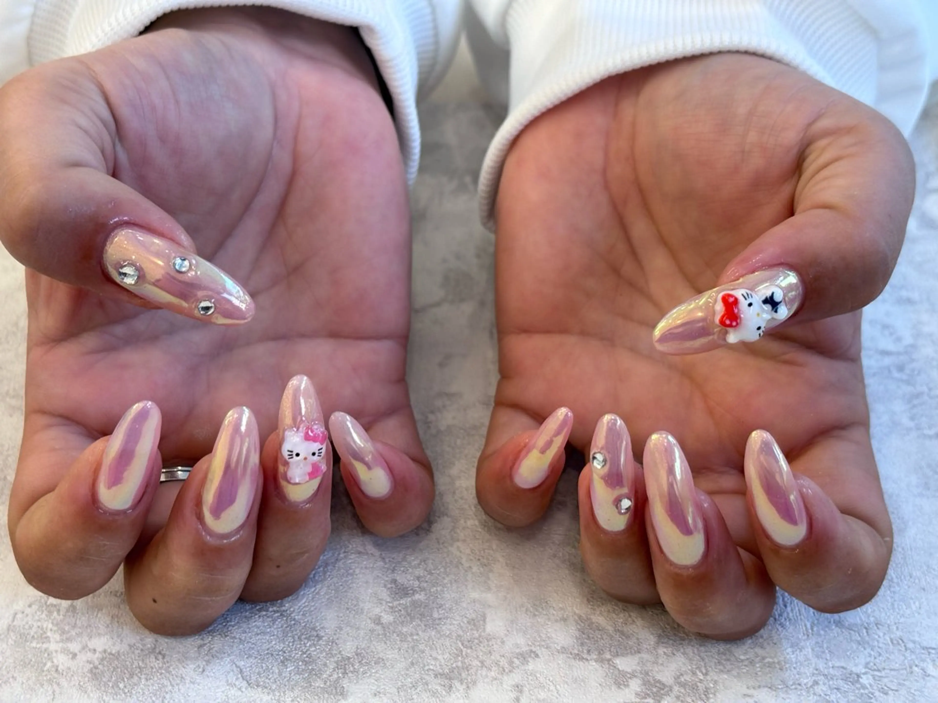 ネイル 持ち込み ハンドネイル 松本 花奈のネイルデザイン