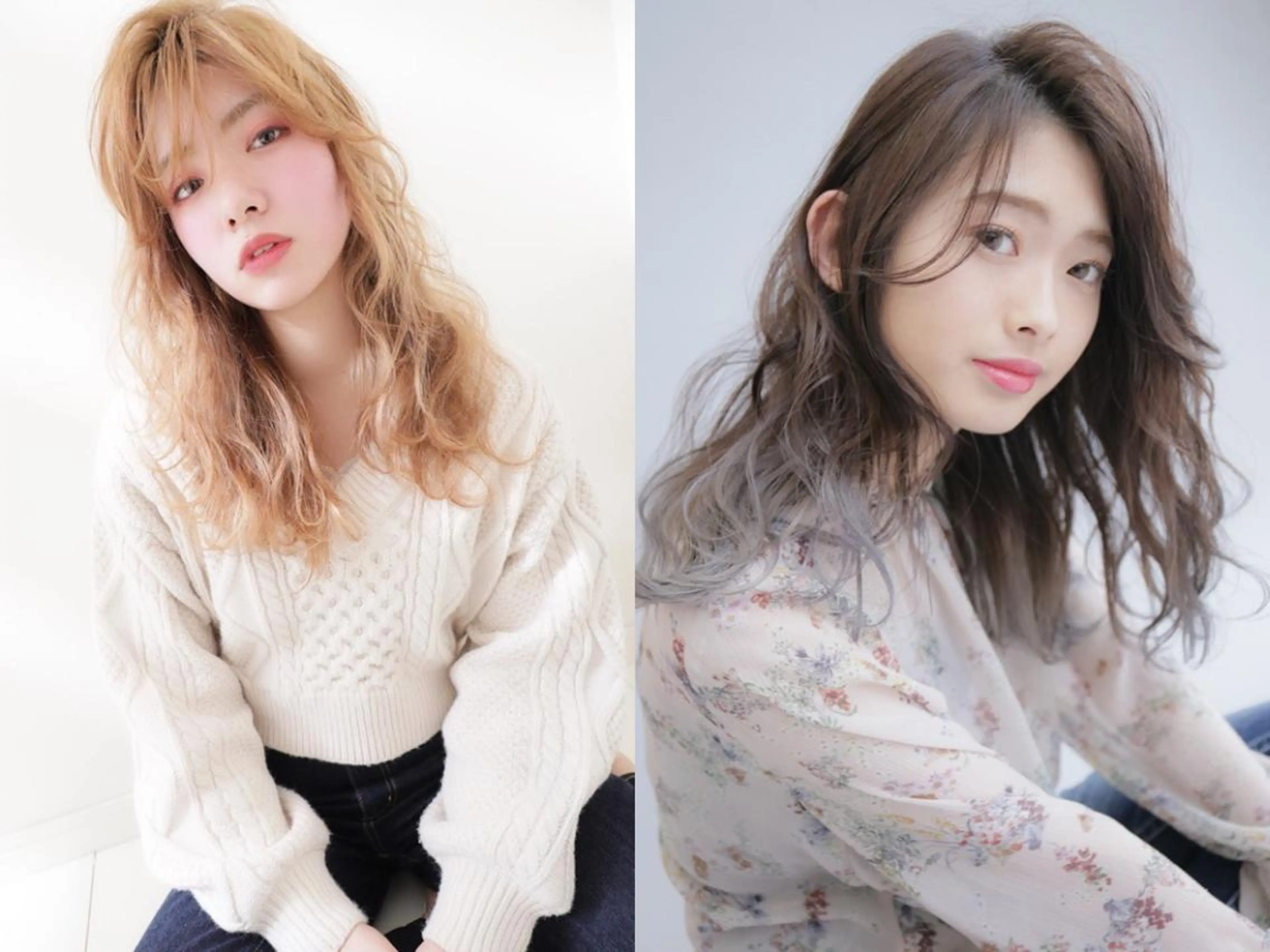 セミロング カラー ヘアアレンジ VIM hairおもろまち店のヘアスタイル