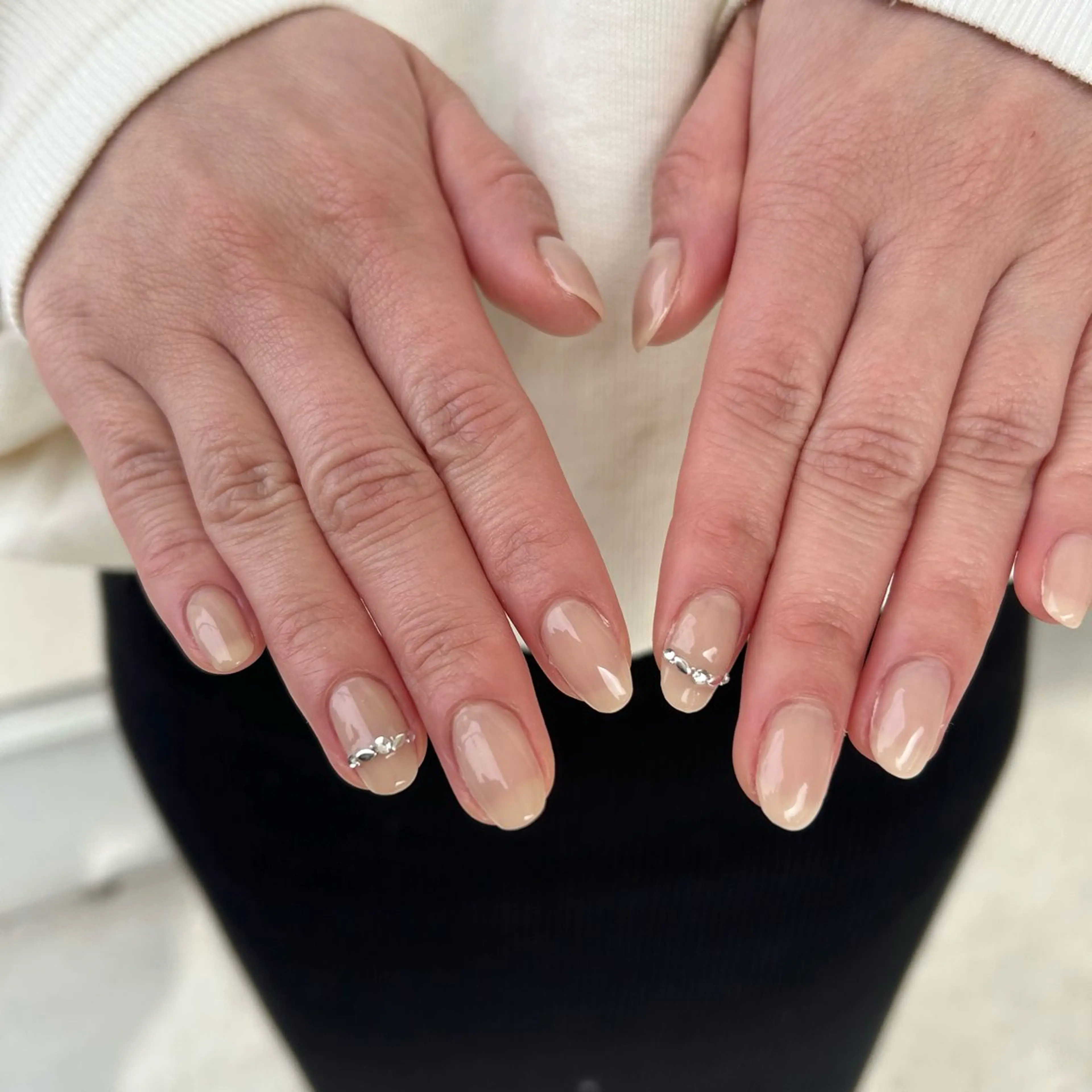 ネイル アートネイル ワンカラーネイル セプトアカデミー 蔭山のネイルデザイン