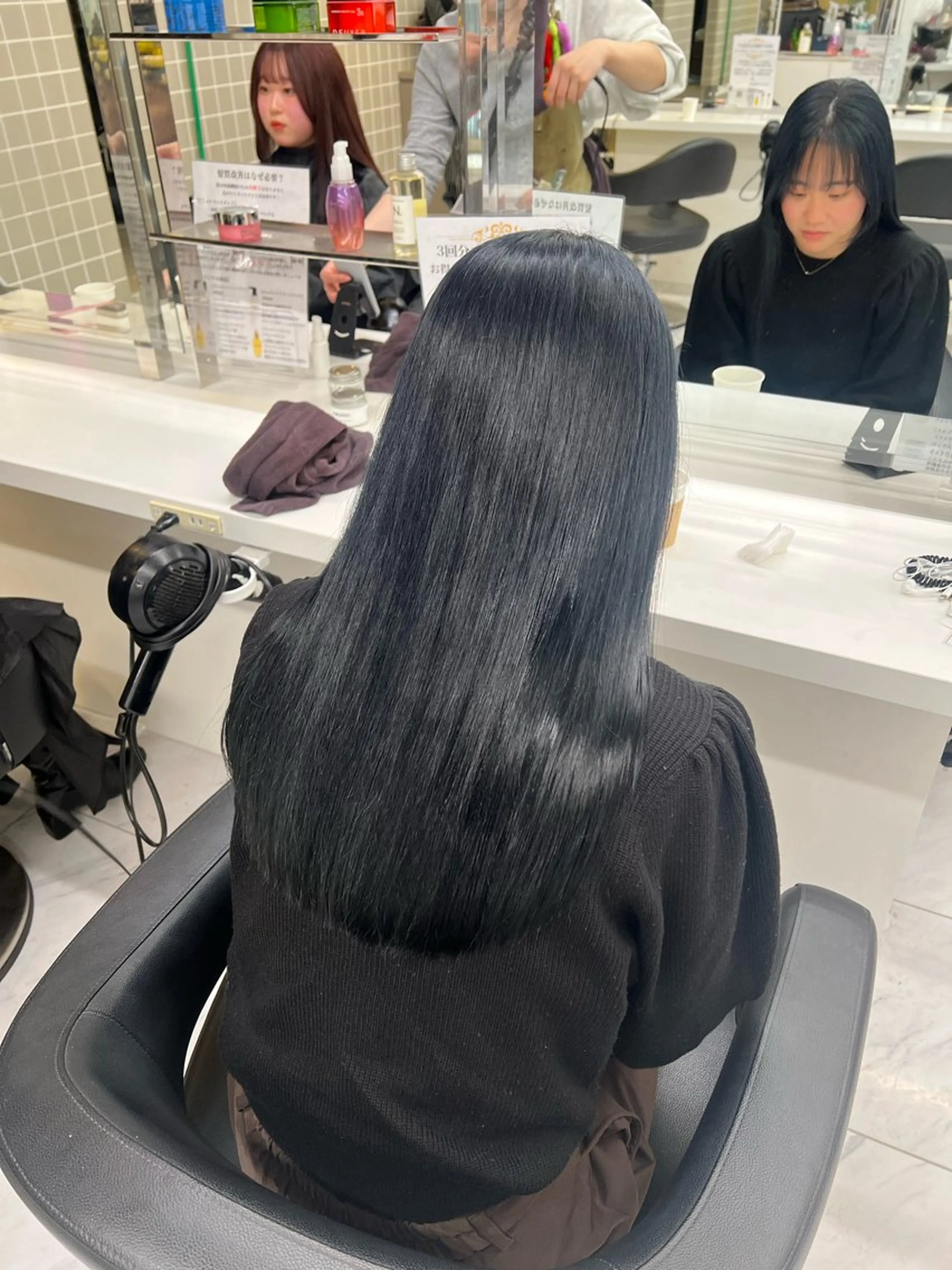 ロング カラー カット ヘアカラー 韓国レイヤーカット /REIのヘアスタイル