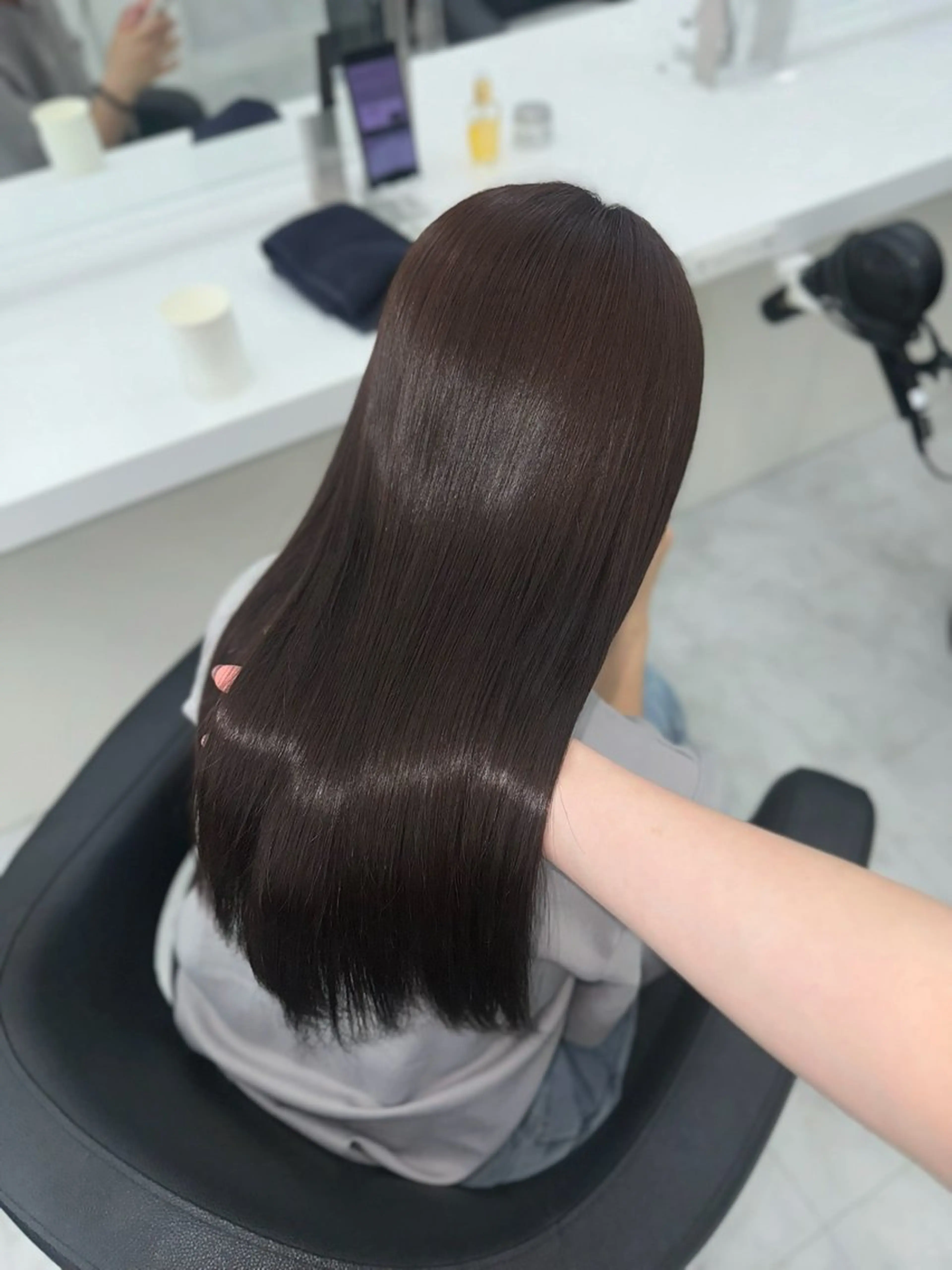 セミロング カラー 似合わせstyle ❤︎misaki❤︎のヘアスタイル