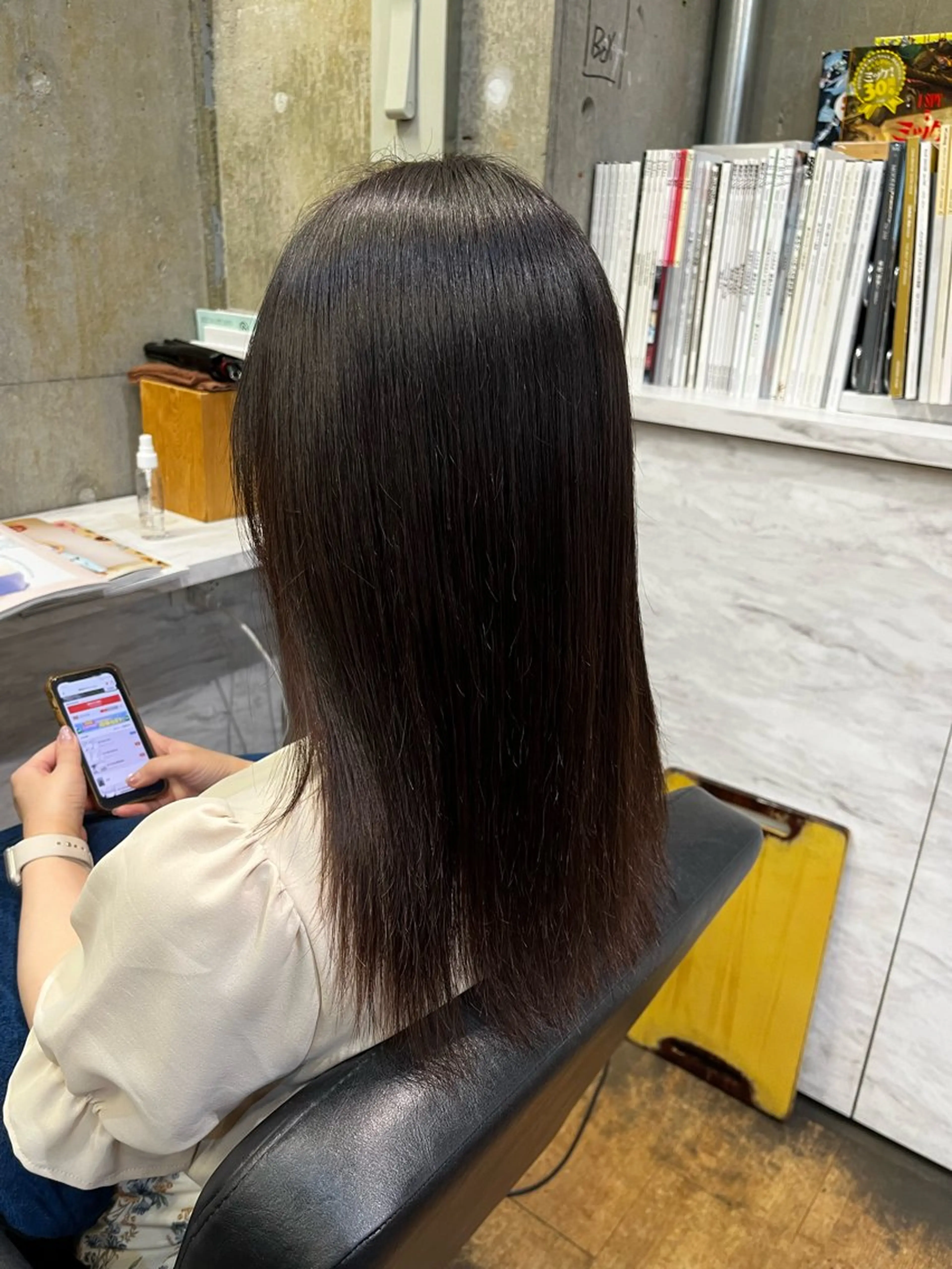 ロング パーマ フクシマ ココのヘアスタイル