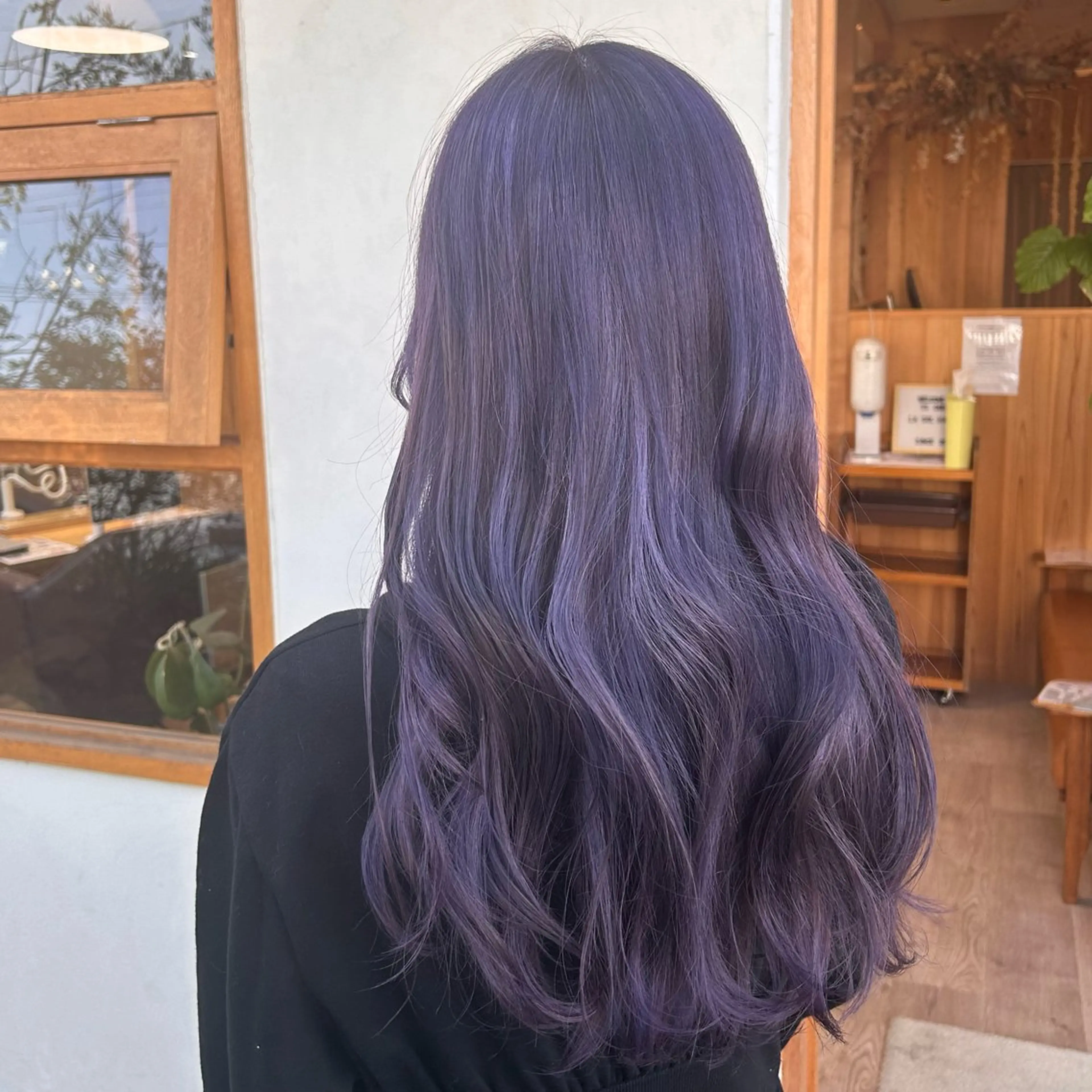 ロング カラー ラベンダーカラー ヘアカラー 山本 知佳のヘアスタイル