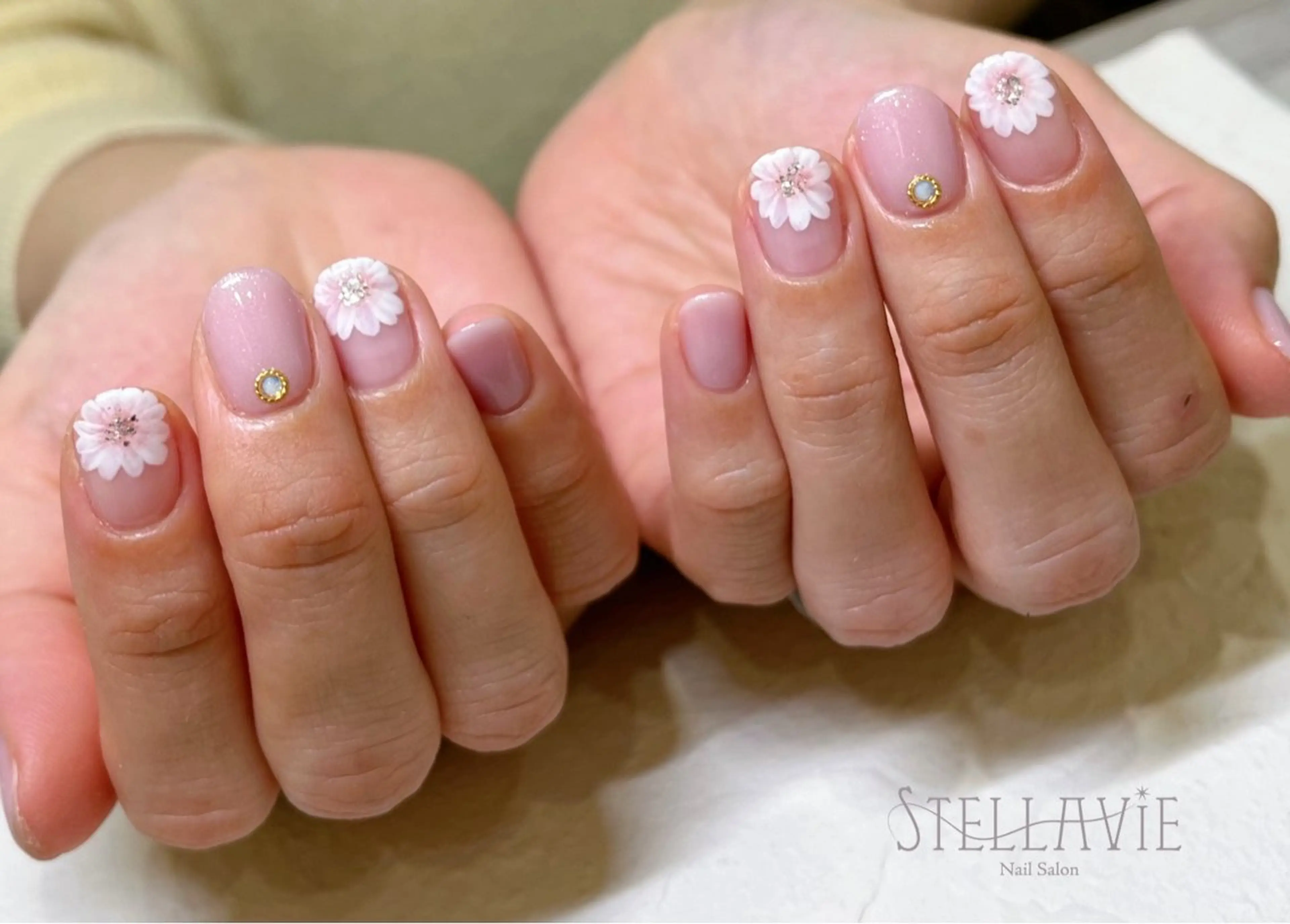 ネイル フラワーネイル Stellavie Kashimaのネイルデザイン