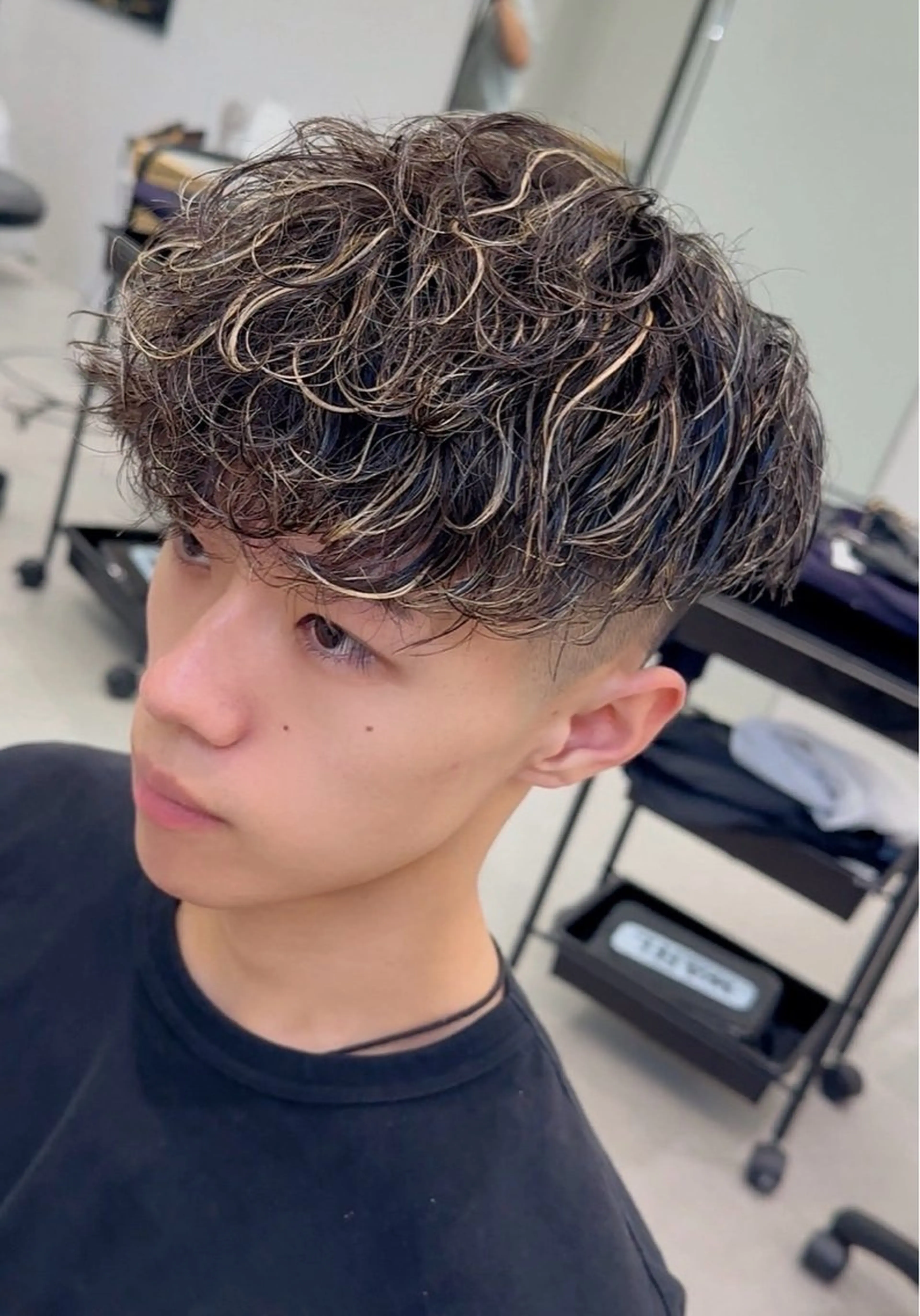 ショート カラー メンズ カット ヘアカラー パーマ トリートメント Joule 大分メンズのヘアスタイル