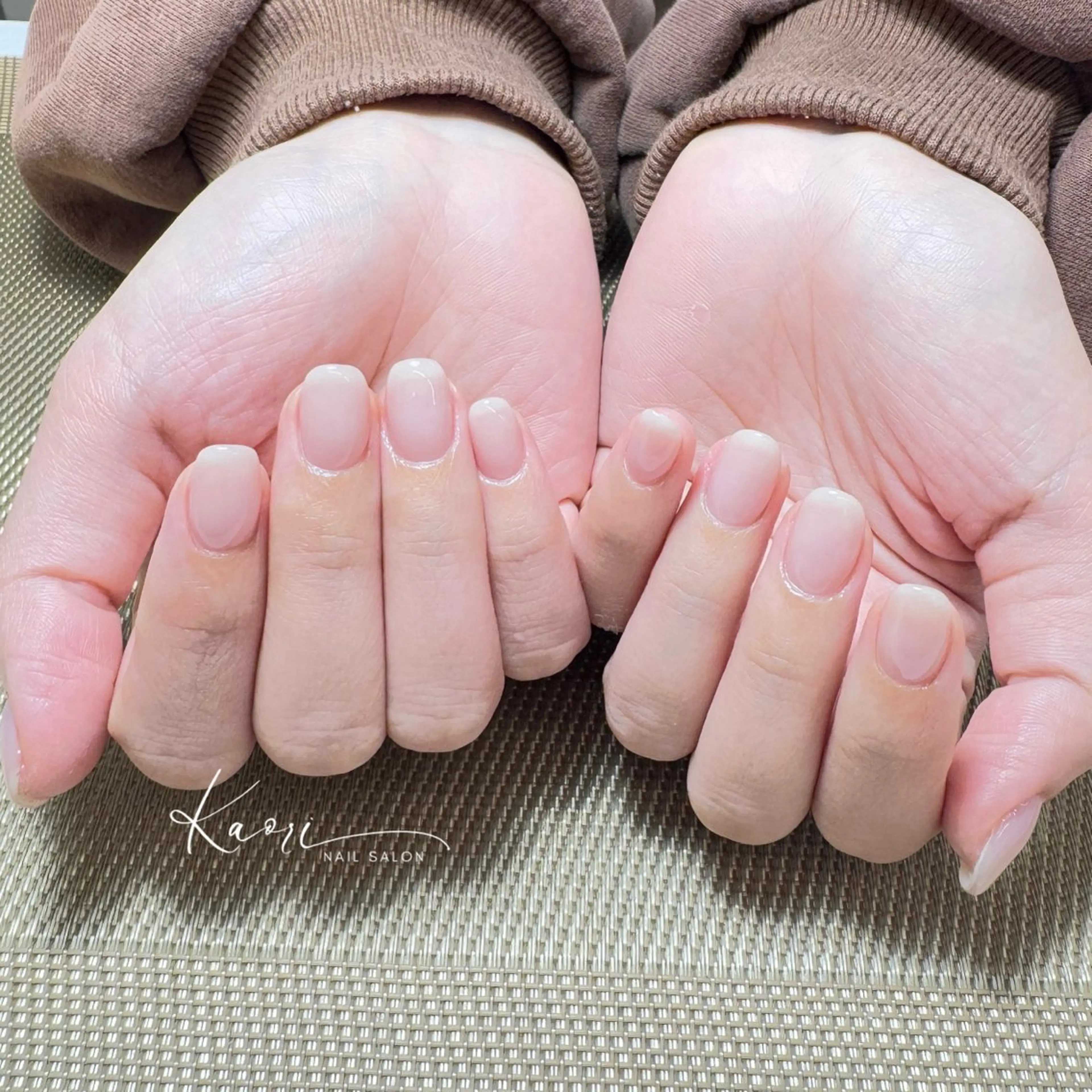 ハンドネイルワンカラーの写真