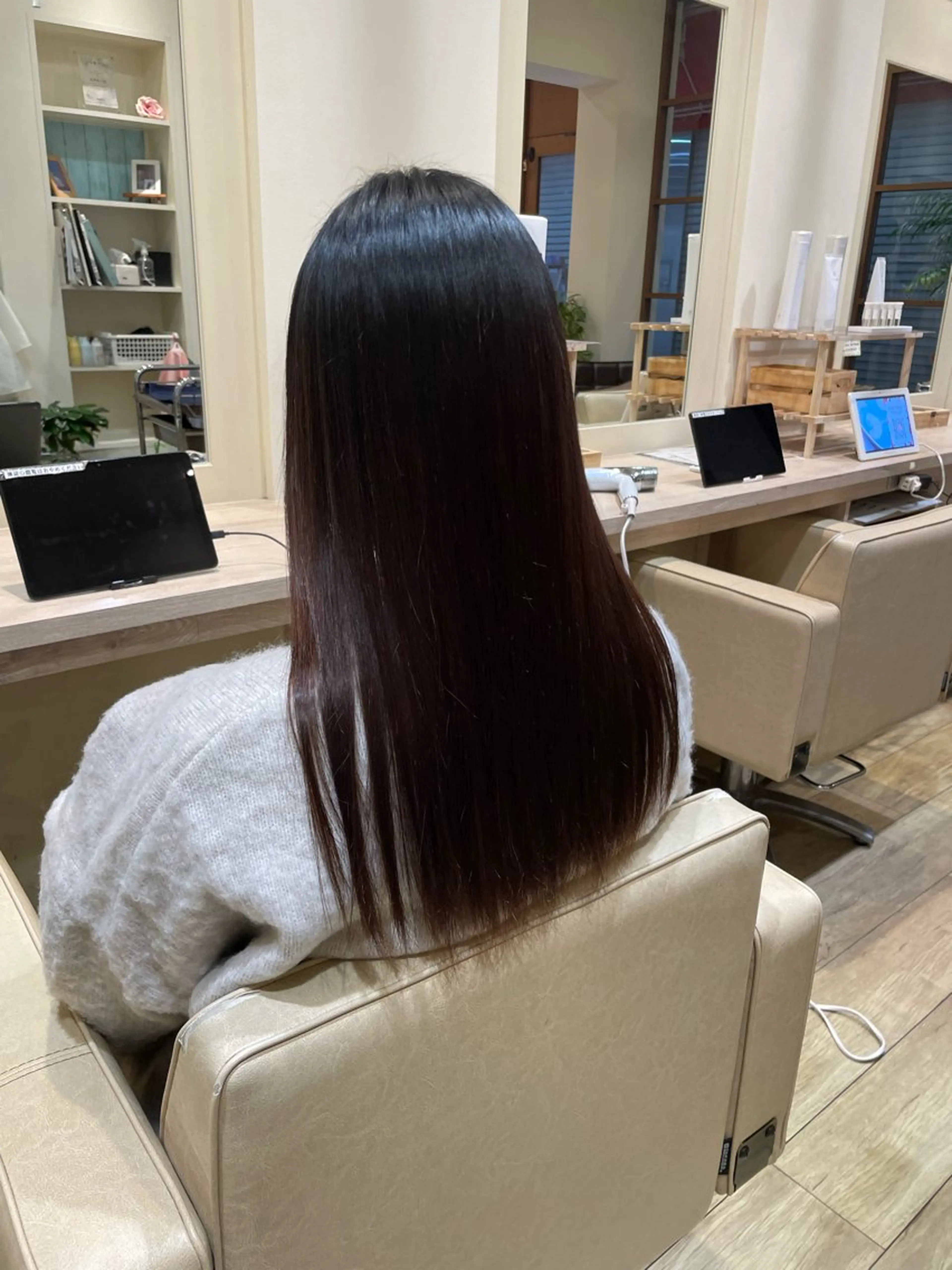 ロング 縮毛矯正 髪質改善/Bloss om🌷高橋沙衣のヘアスタイル