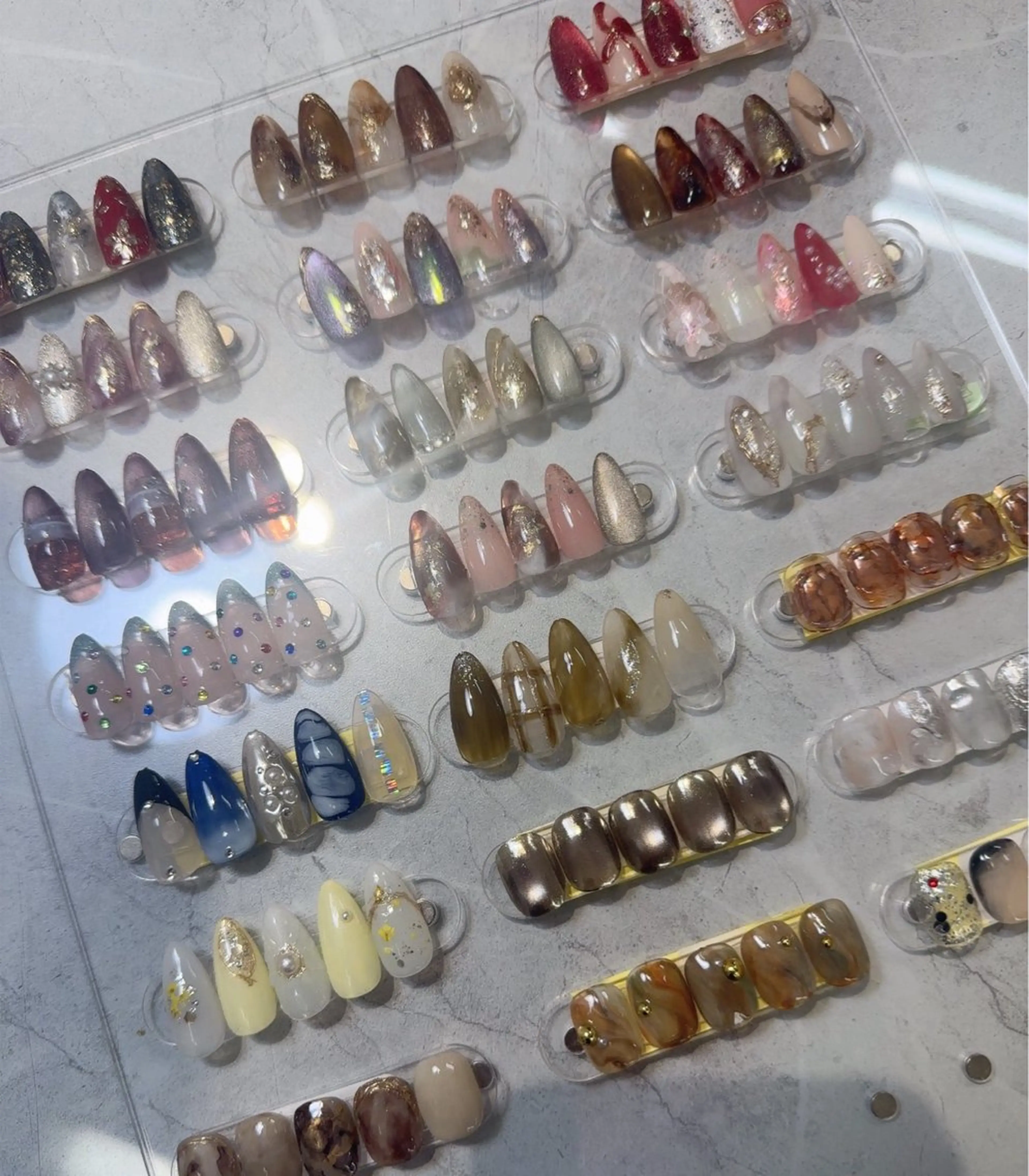 【練習モデル】spring🌸定額ゴージャスデザインコース【ベース色変更不可】の写真