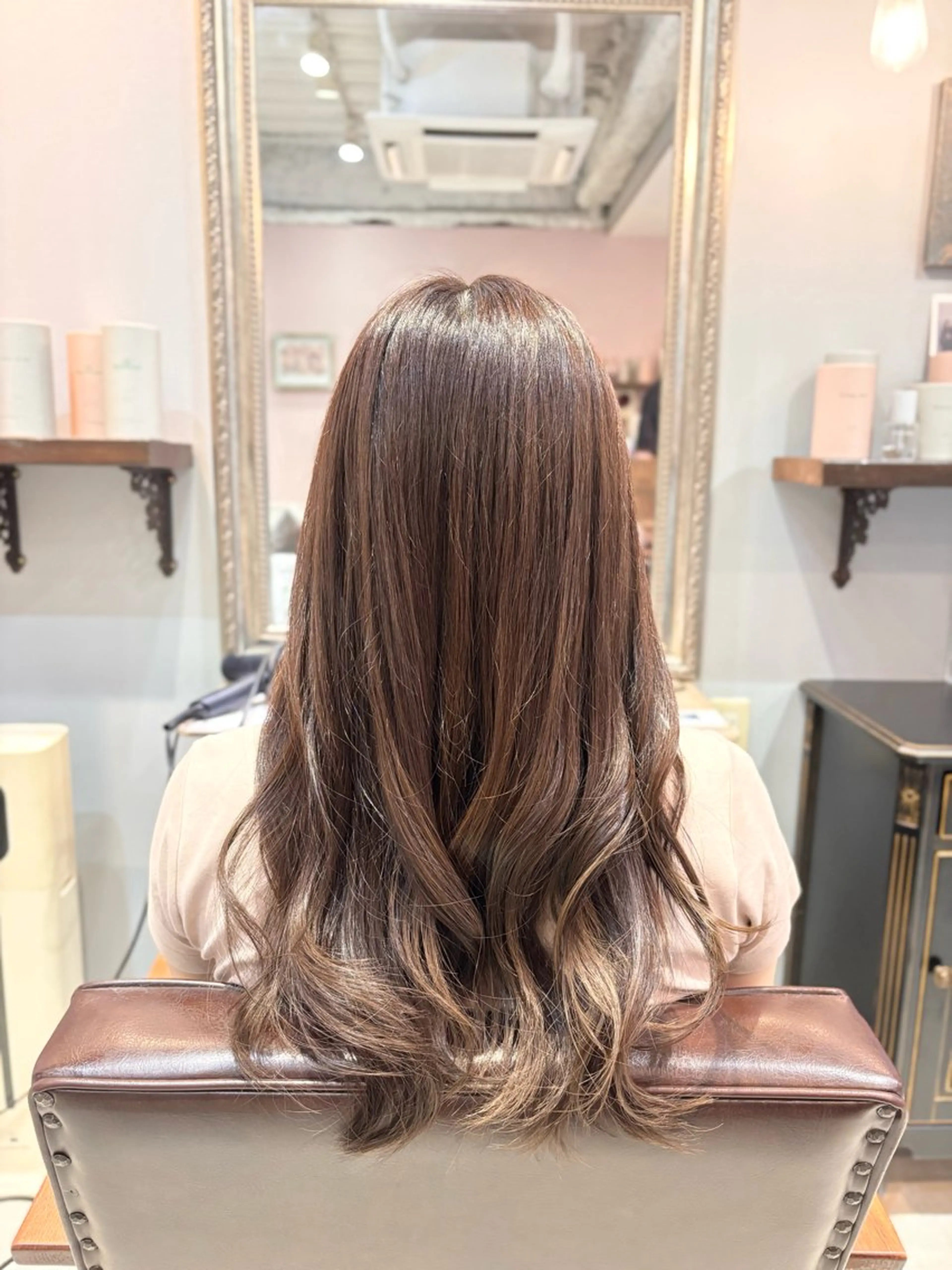 ロング ヘアカラー 🌱なゆみ🌱透明感 /ナチュラル/高宮のヘアスタイル