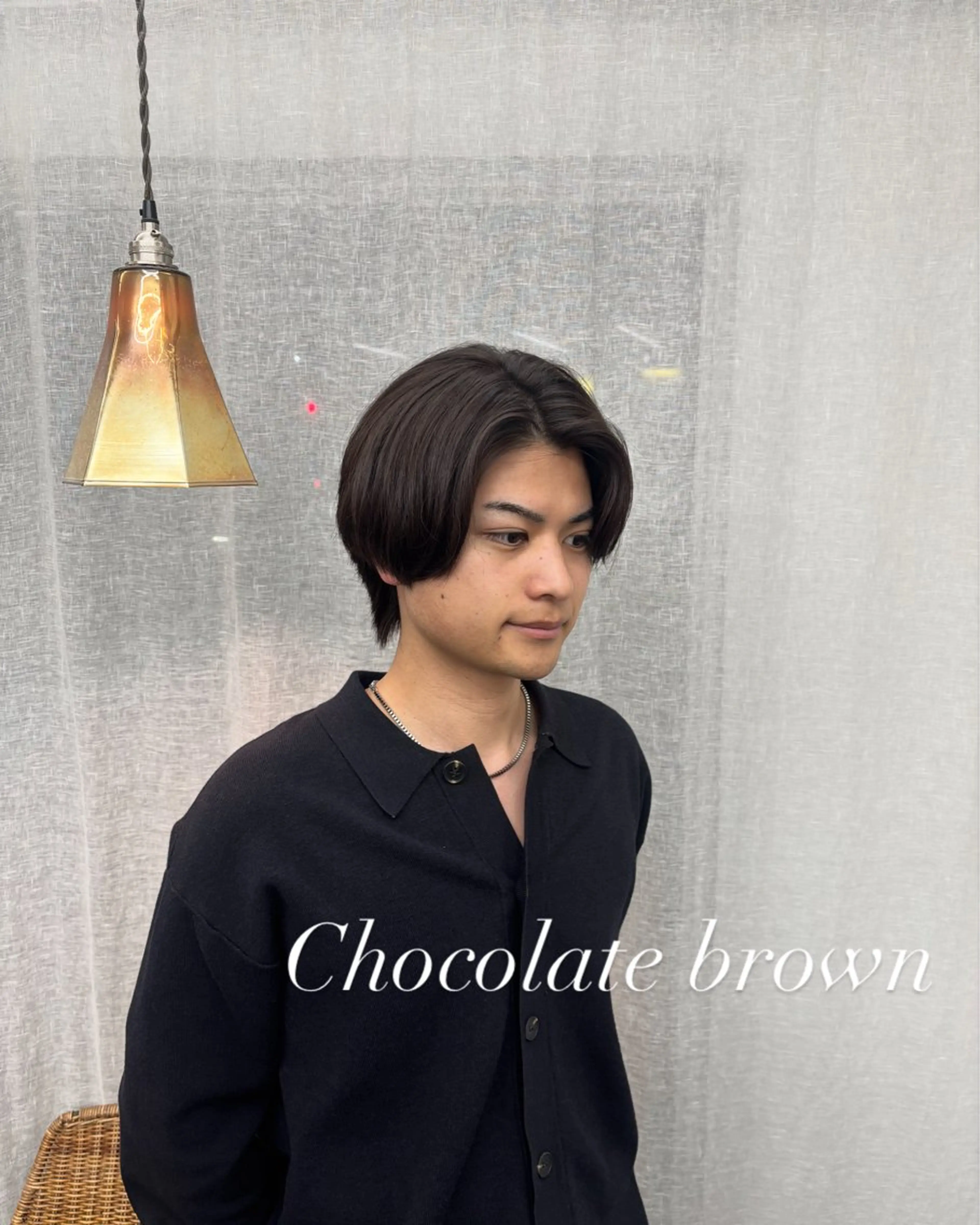 ミディアム カラー メンズ カット ヘアカラー ヤマザキ アヤメ 【シベルバレー横浜】のヘアスタイル