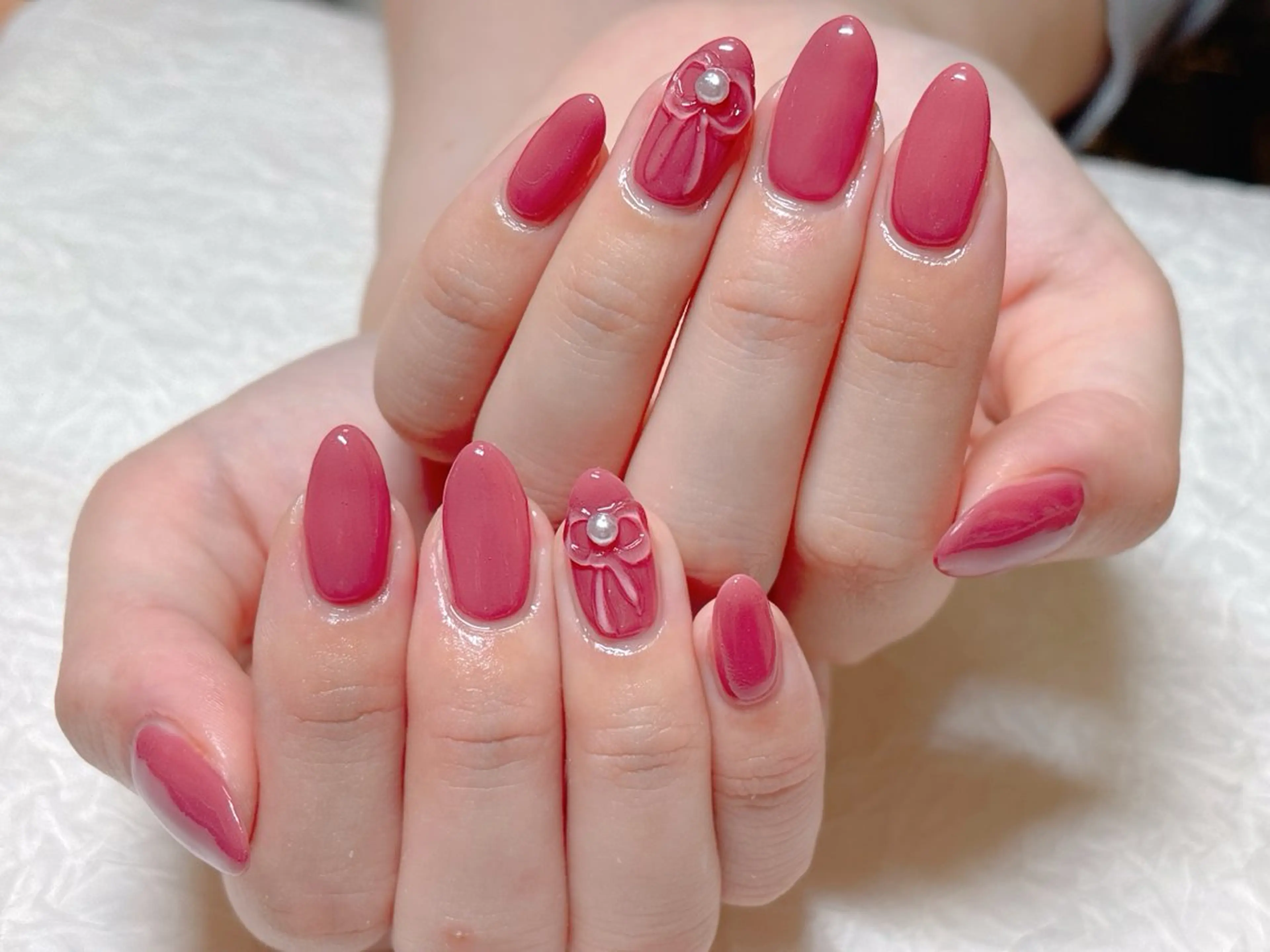 ネイル ピンク ハンドネイル ハンドケア ゆ か_Nails💫のネイルデザイン