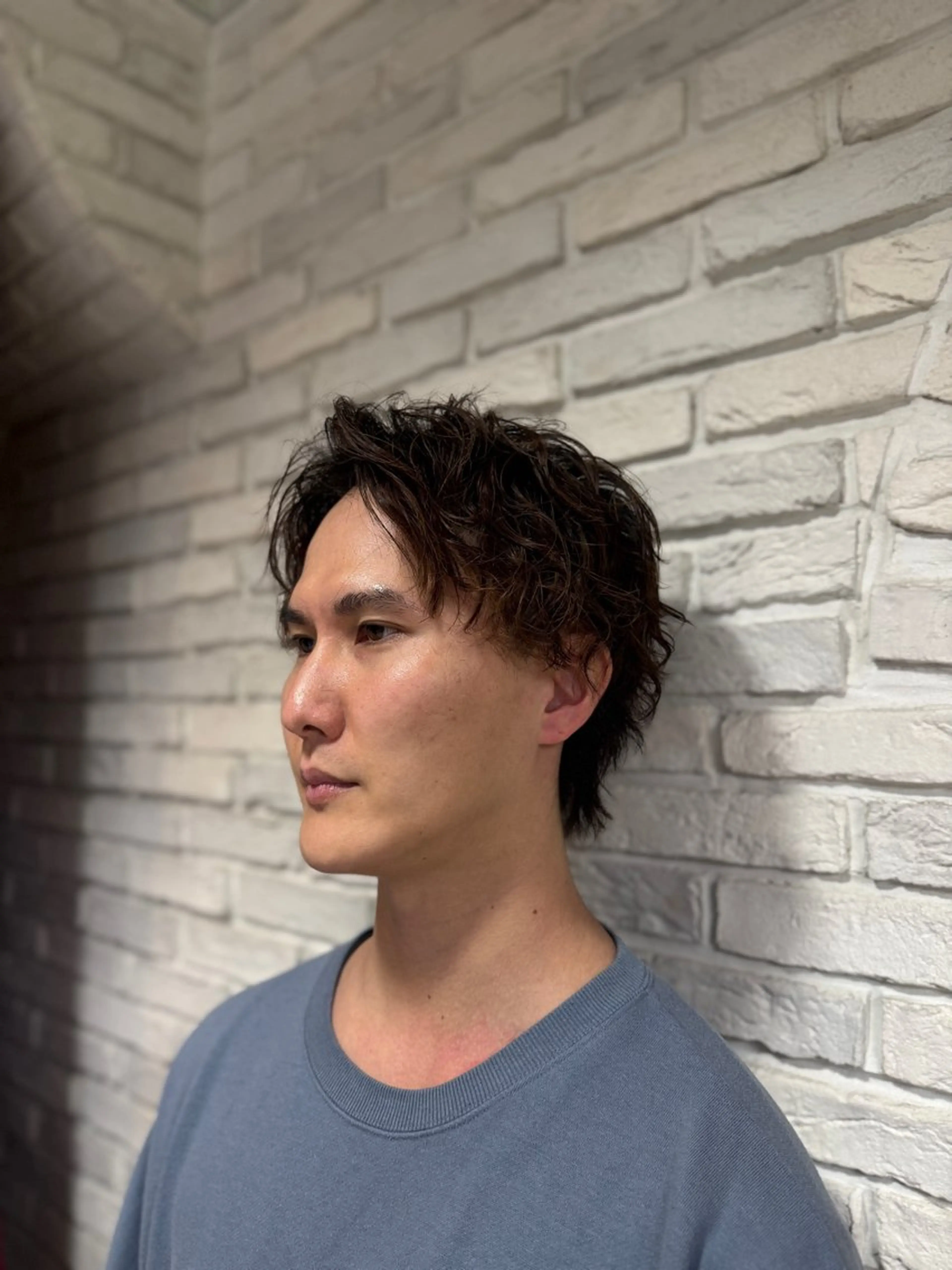 ショート パーマ メンズ カット パーマ 🔥men's特化 🔥三上 拓真のヘアスタイル