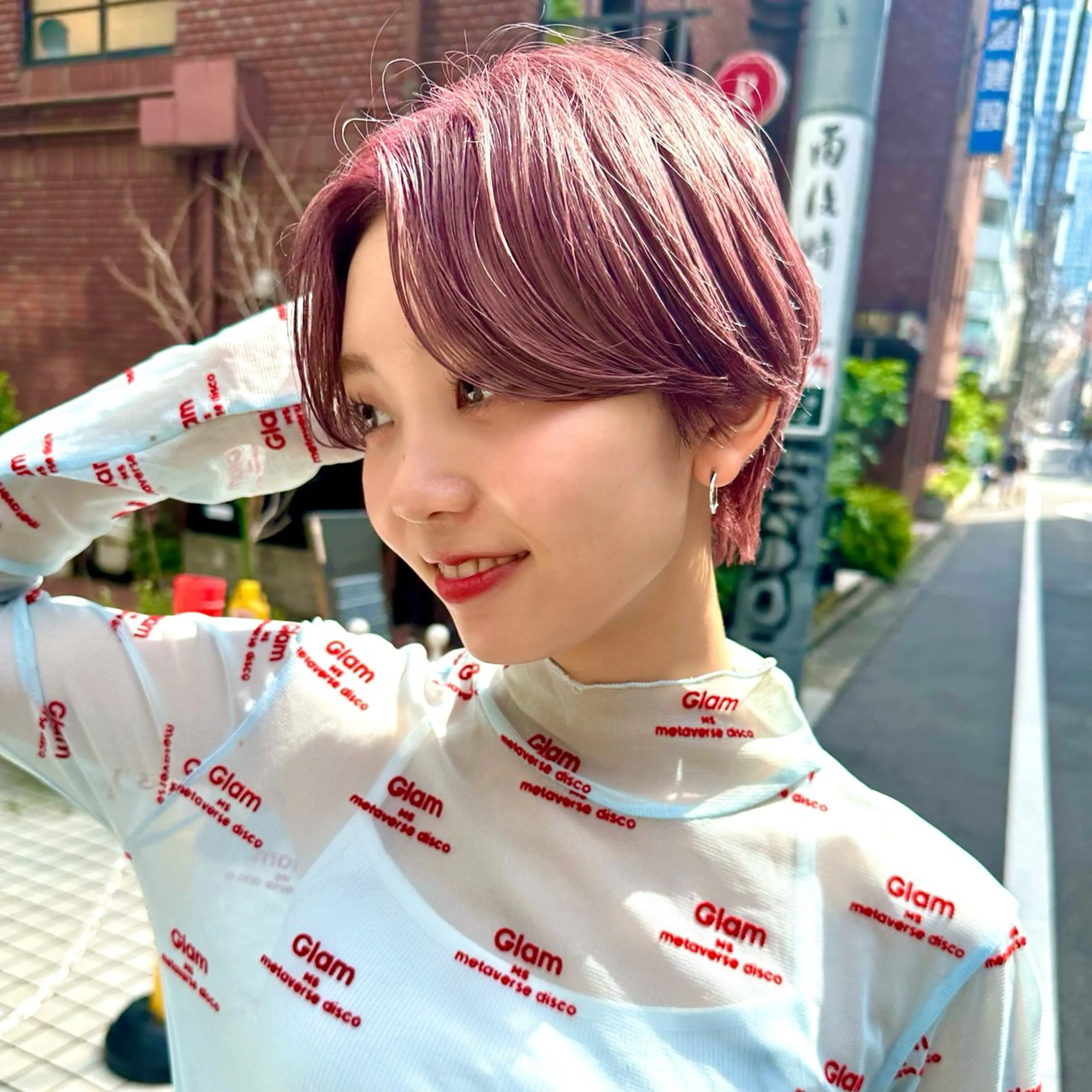 ショート カット ヘアカラー 骨格診断で絶対可愛い ✨丸みショート✨凌弥のヘアスタイル