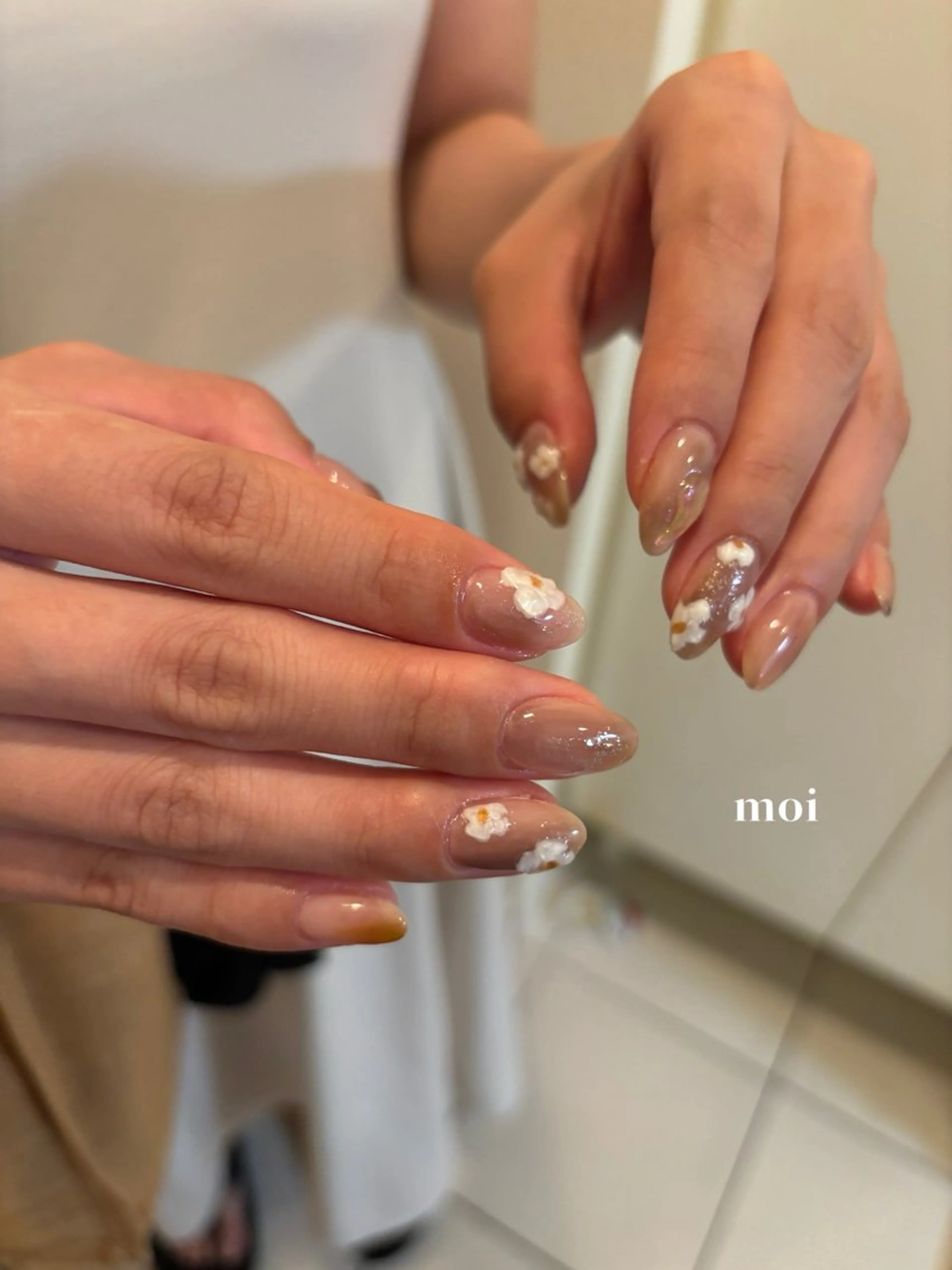 ネイル ハンドネイル moi nail ˙⋆.˚のネイルデザイン