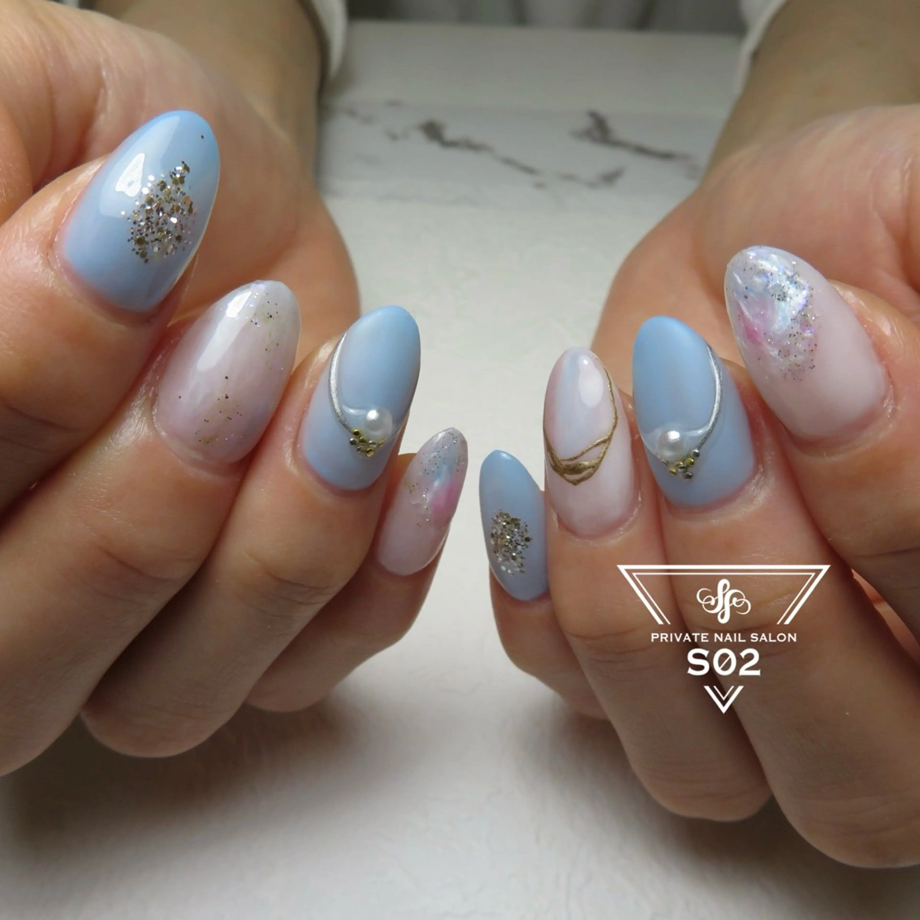ネイル 持ち込み S02 𝙲𝚑𝚒𝚎のネイルデザイン