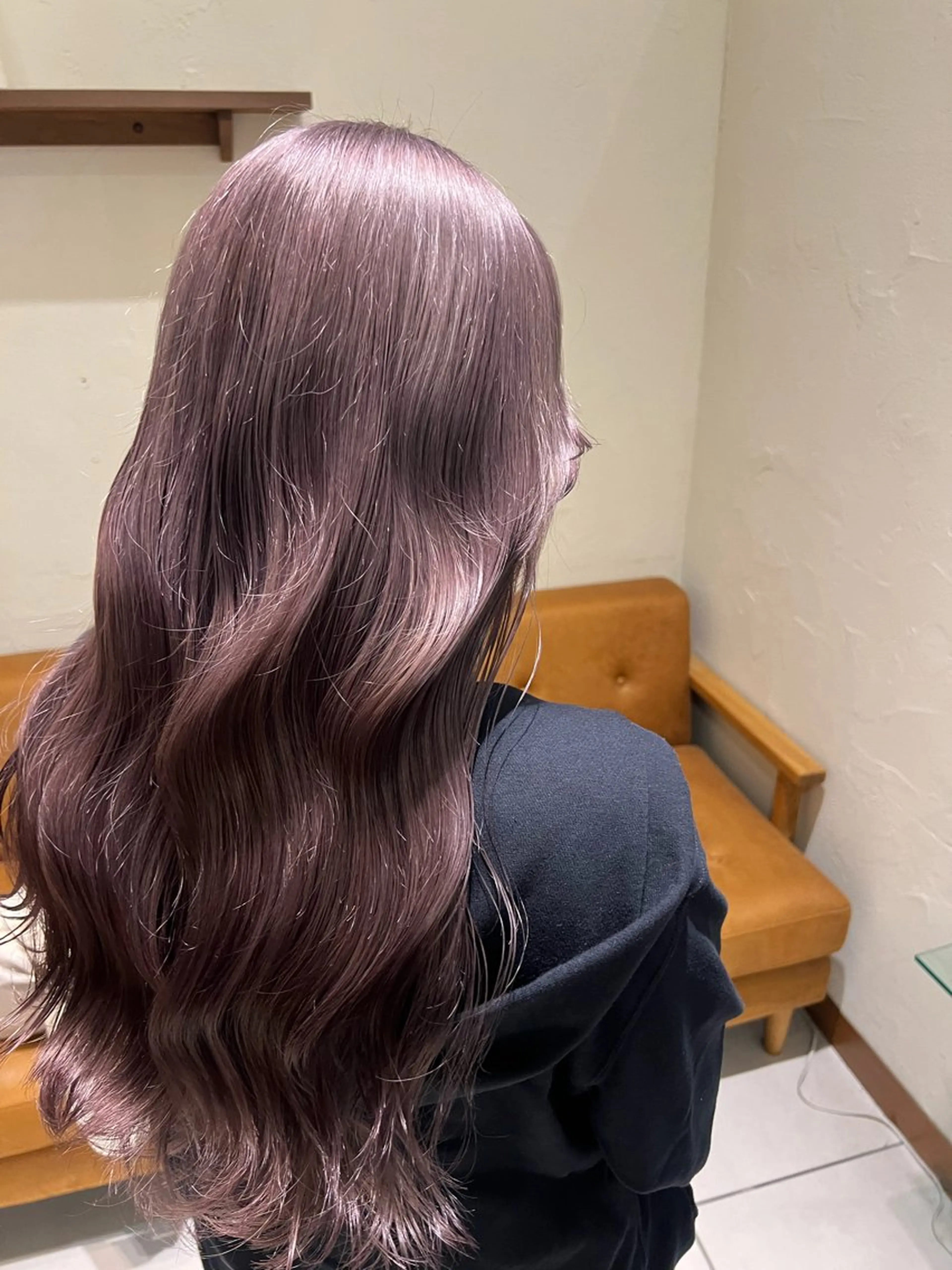 ロング ヘアカラー トリートメント 中村 未夢のヘアスタイル