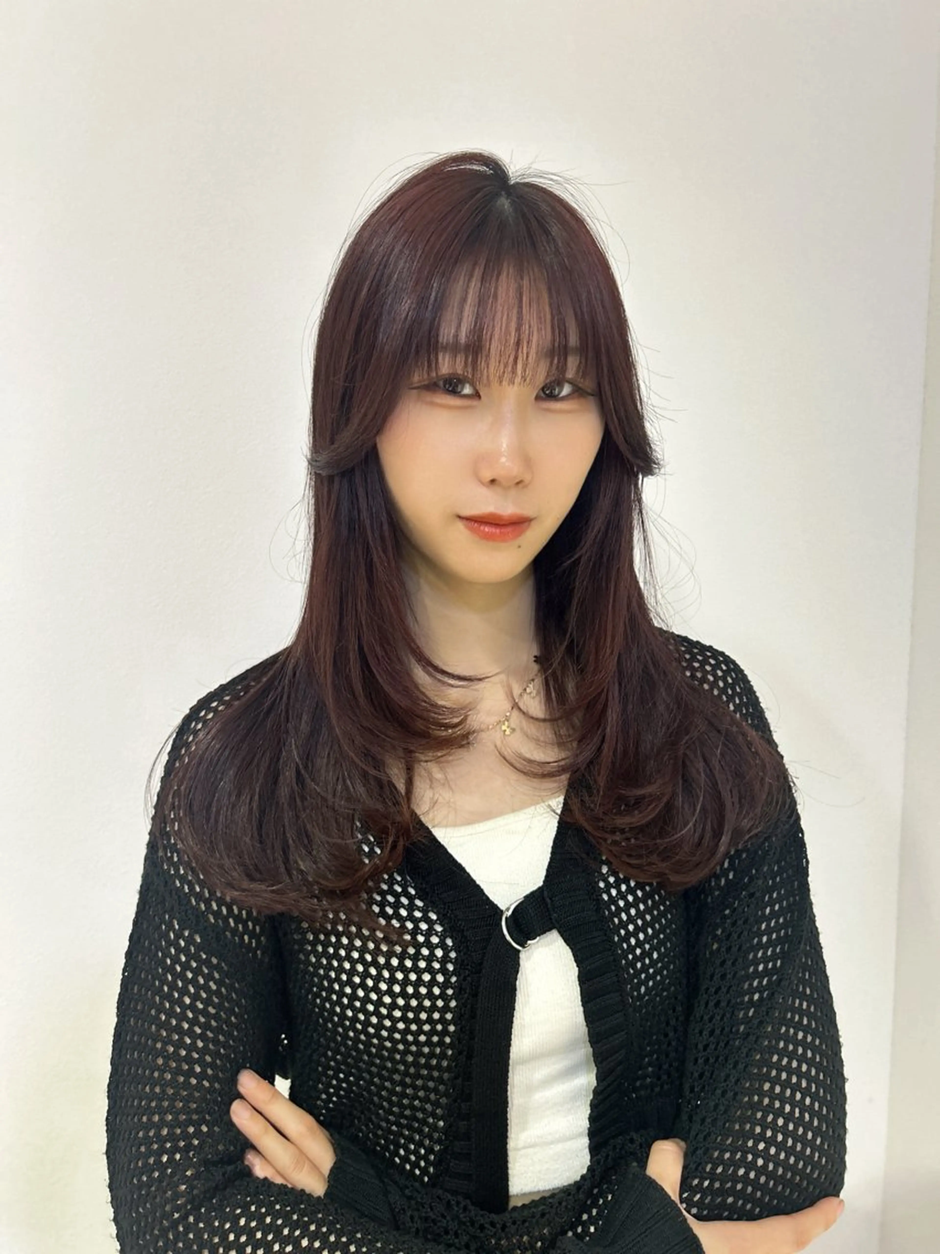 ロング レイヤーカット 髪質改善大阪/ 酸性縮毛矯正/ゆうとのヘアスタイル