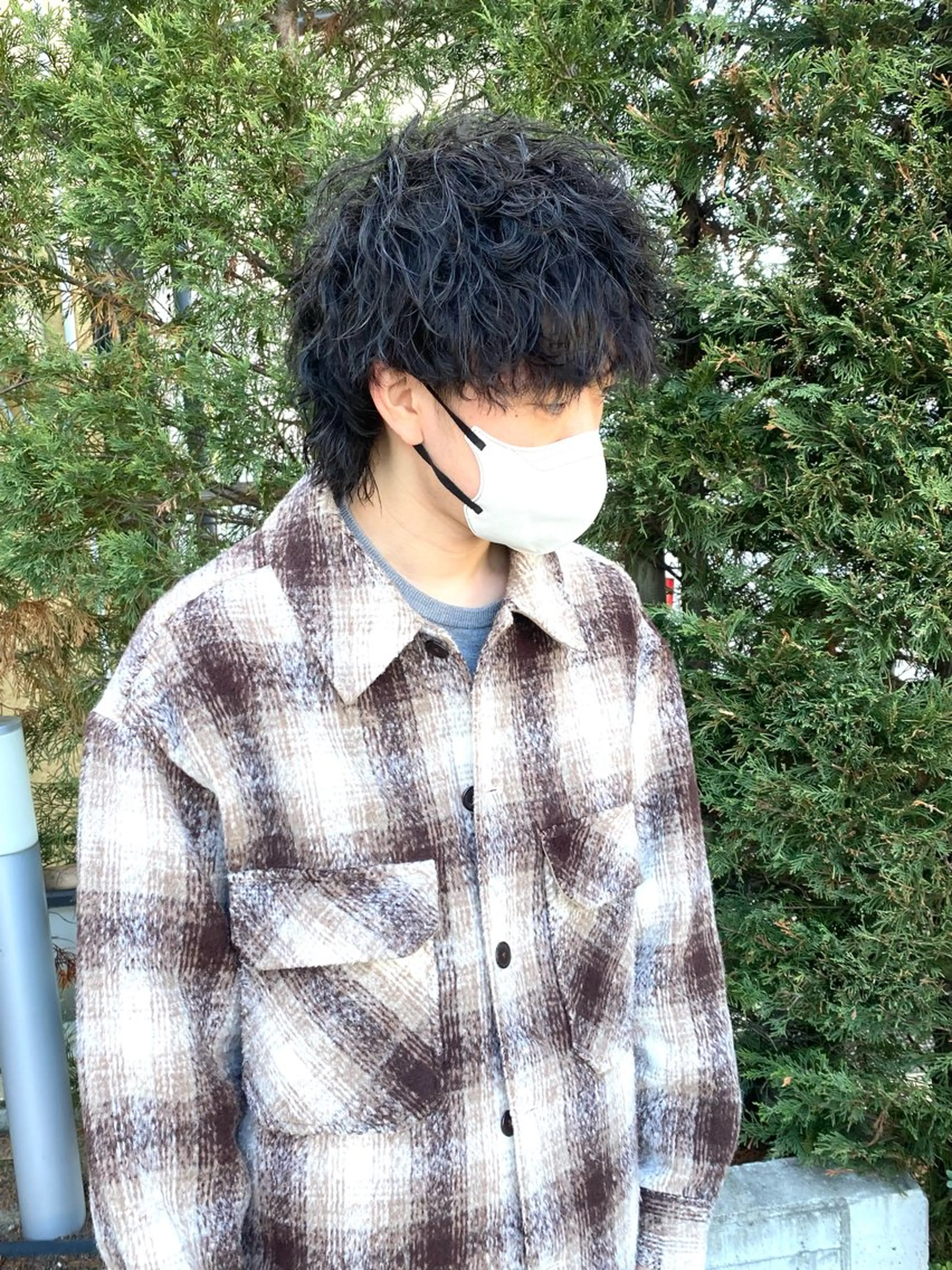 パーマ メンズ 波巻きパーマ S. RYUTAのヘアスタイル